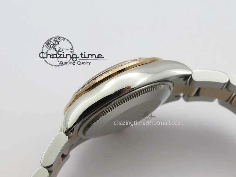 DateJust 31mm SS YG BP-Maker Best Edition Diamond Bezel White MOP Dial On SS YG Bracelet A2824 V WaterResistant 3832
