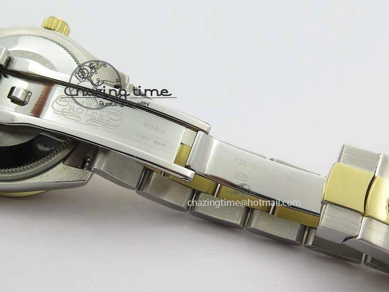 DateJust 31mm SS YG BP-Maker Best Edition Diamond Bezel White MOP Dial On SS YG Bracelet A2824 V WaterResistant 3832