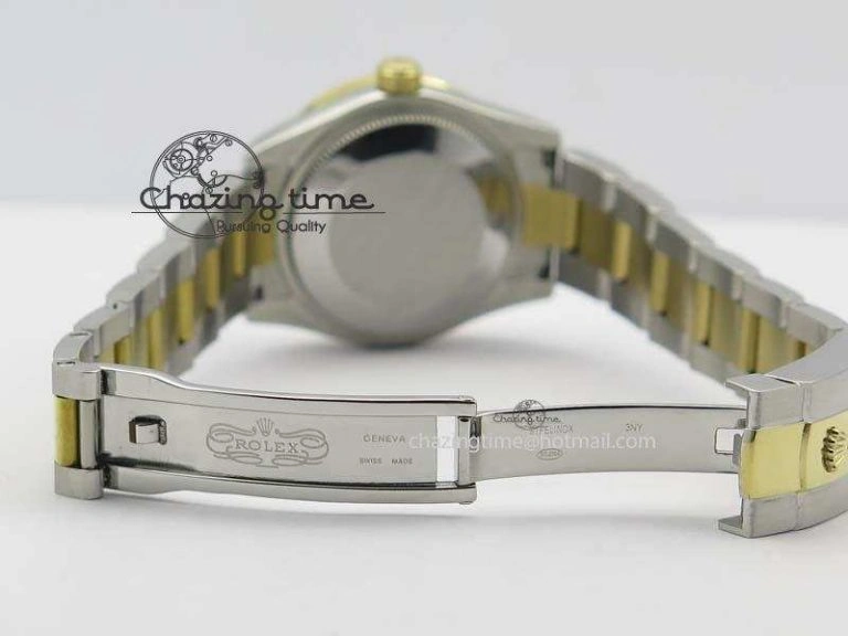 DateJust 31mm SS YG BP-Maker Best Edition Diamond Bezel White MOP Dial On SS YG Bracelet A2824 V WaterResistant 3832