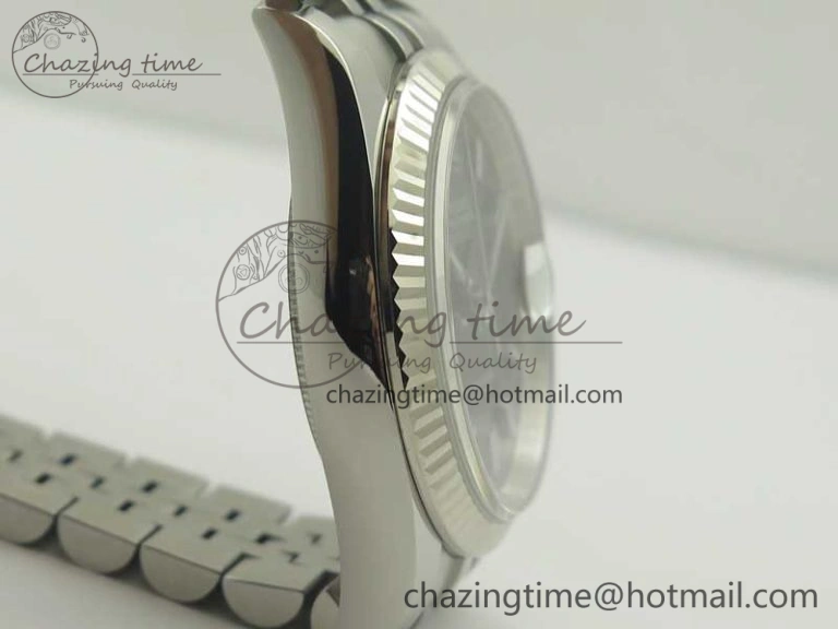 SmoothTexture DateJust 36 116234 SS 904L ARF 1:1 Best Edition Black Dial Sticks Markers on 904L SS Jubilee Bracelet SA3135 V 3374