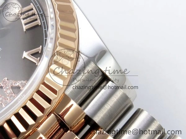 DateJust 36 126231 APF 1:1 Best Edition 904L Steel Brown Diamond Roman Dial on Jubilee Bracelet VR Resilient 1537