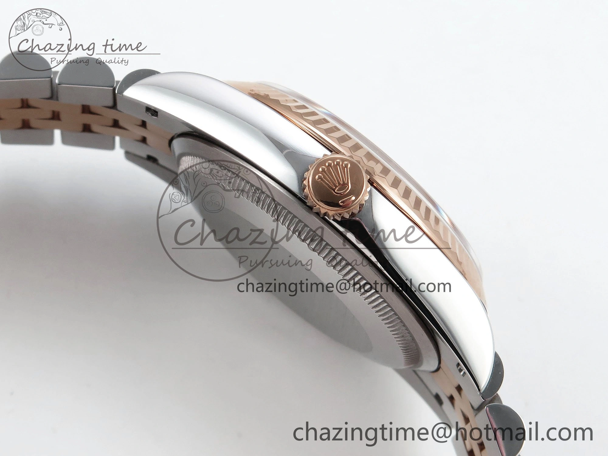 DateJust 36 126231 APF 1:1 Best Edition 904L Steel Brown Sitck Dial on SS RG Jubilee Bracelet VR Lightweight 1590