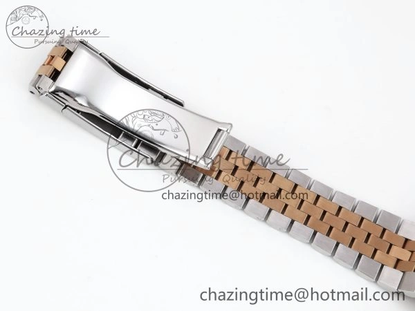 DateJust 36 126231 APF 1:1 Best Edition 904L Steel Brown Sitck Dial on SS RG Jubilee Bracelet VR Lightweight 1590