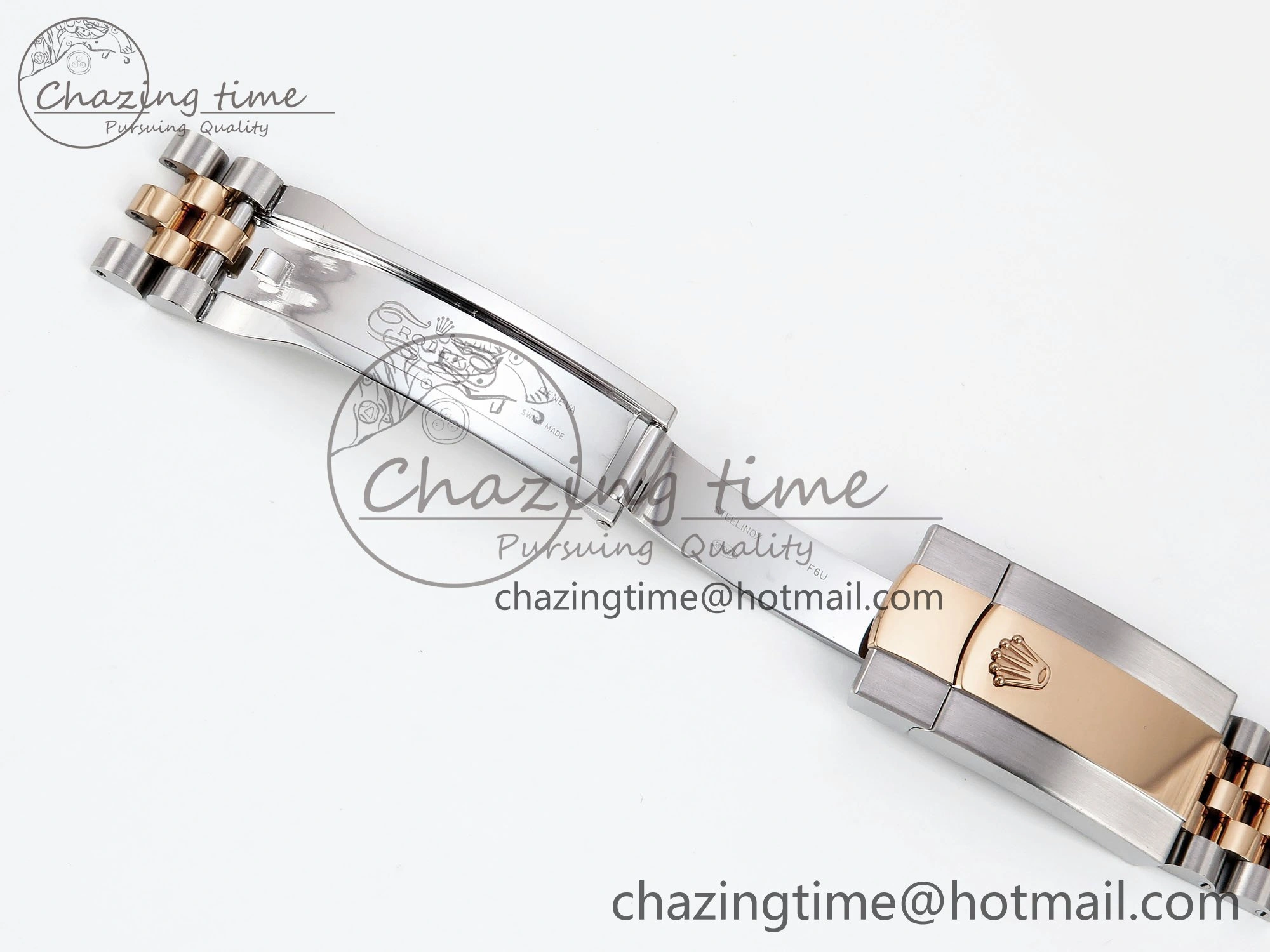DateJust 36 126231 APF 1:1 Best Edition 904L Steel Brown Sitck Dial on SS RG Jubilee Bracelet VR Lightweight 1590