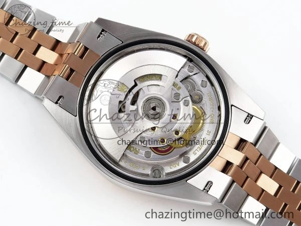 DateJust 36 126231 APF 1:1 Best Edition 904L Steel Brown Sitck Dial on SS RG Jubilee Bracelet VR Lightweight 1590