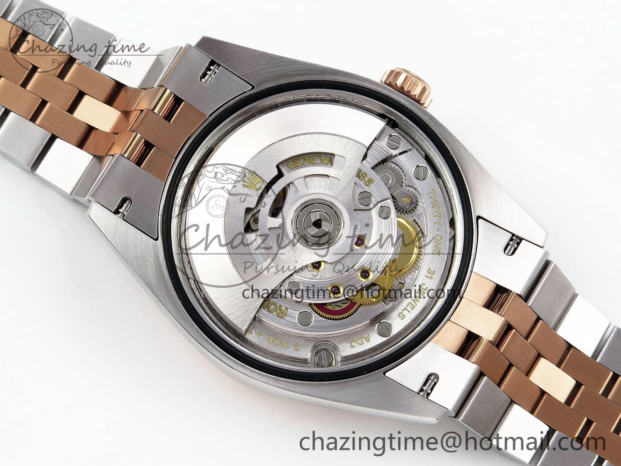 DateJust 36 126231 APF 1:1 Best Edition 904L Steel Brown Sitck Dial on SS RG Jubilee Bracelet VR Lightweight 1590