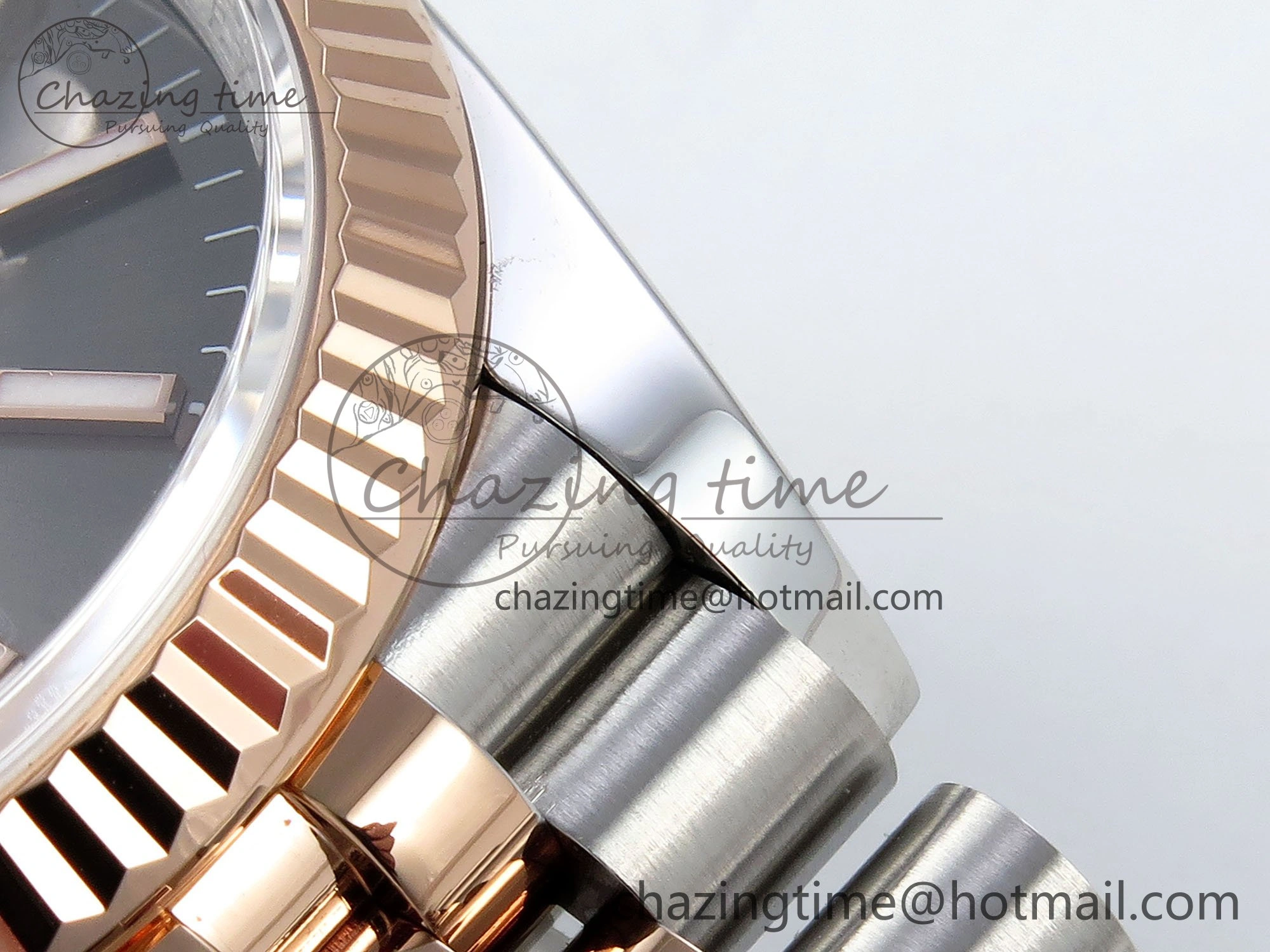 DateJust 36 126231 APF 1:1 Best Edition 904L Steel Brown Sitck Dial on SS RG Jubilee Bracelet VR Lightweight 1590