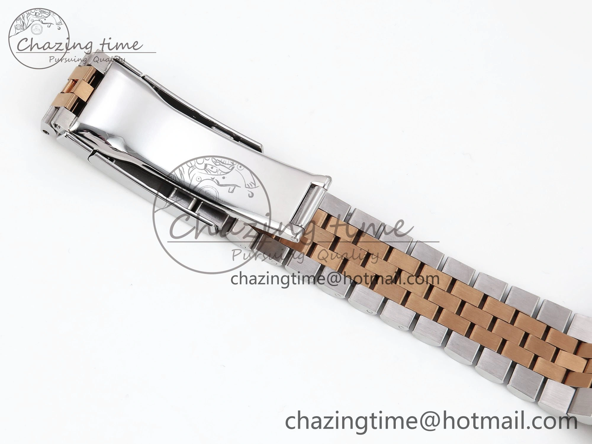 Thermal DateJust 36 126231 APF 1:1 Best Edition 904L Steel Gray Dial Green Roman on SS RG Jubilee Bracelet VR 1588