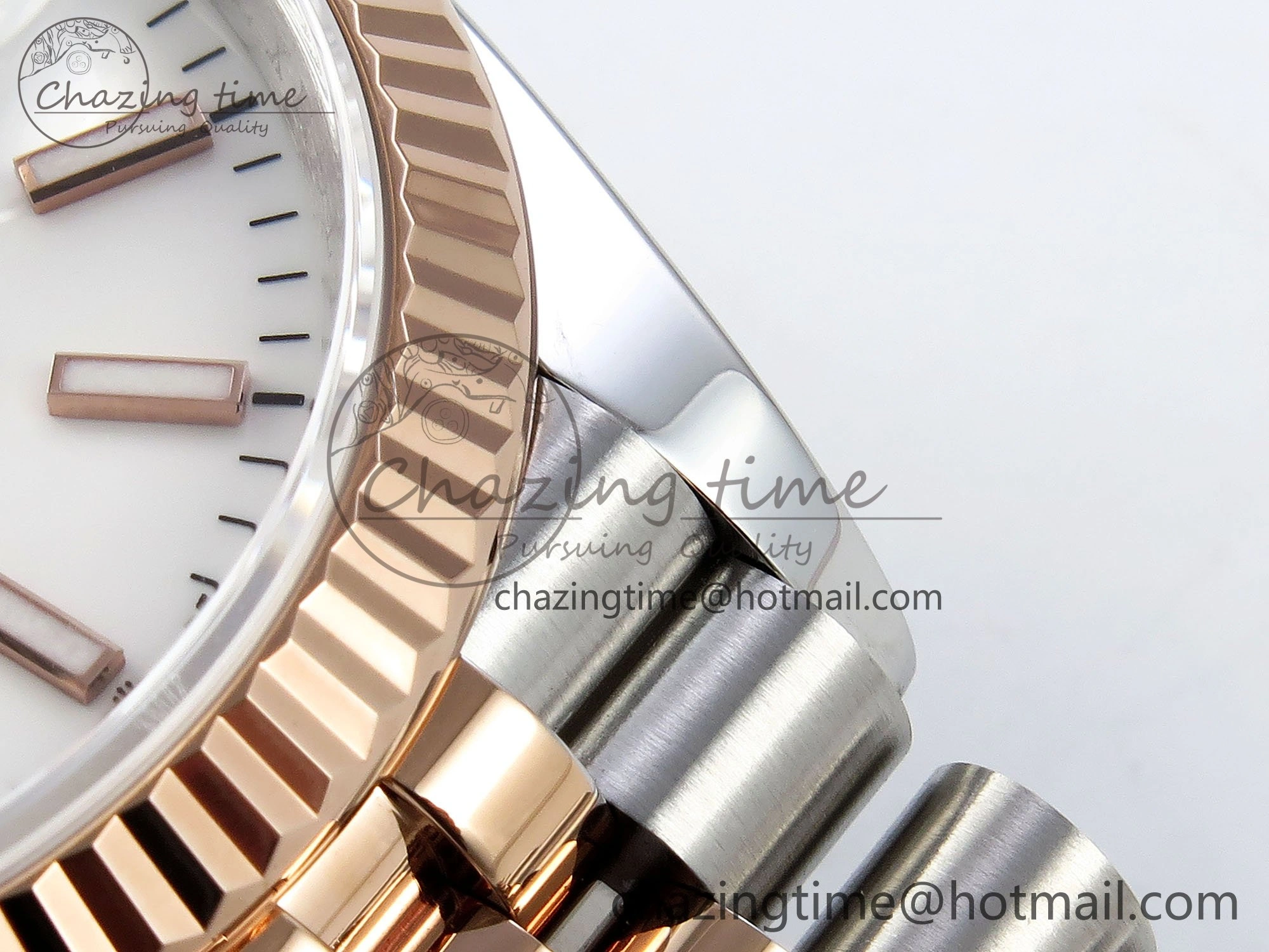 Reliable DateJust 36 126231 APF 1:1 Best Edition 904L Steel White Sitck Dial on SS RG Jubilee Bracelet VR 1589