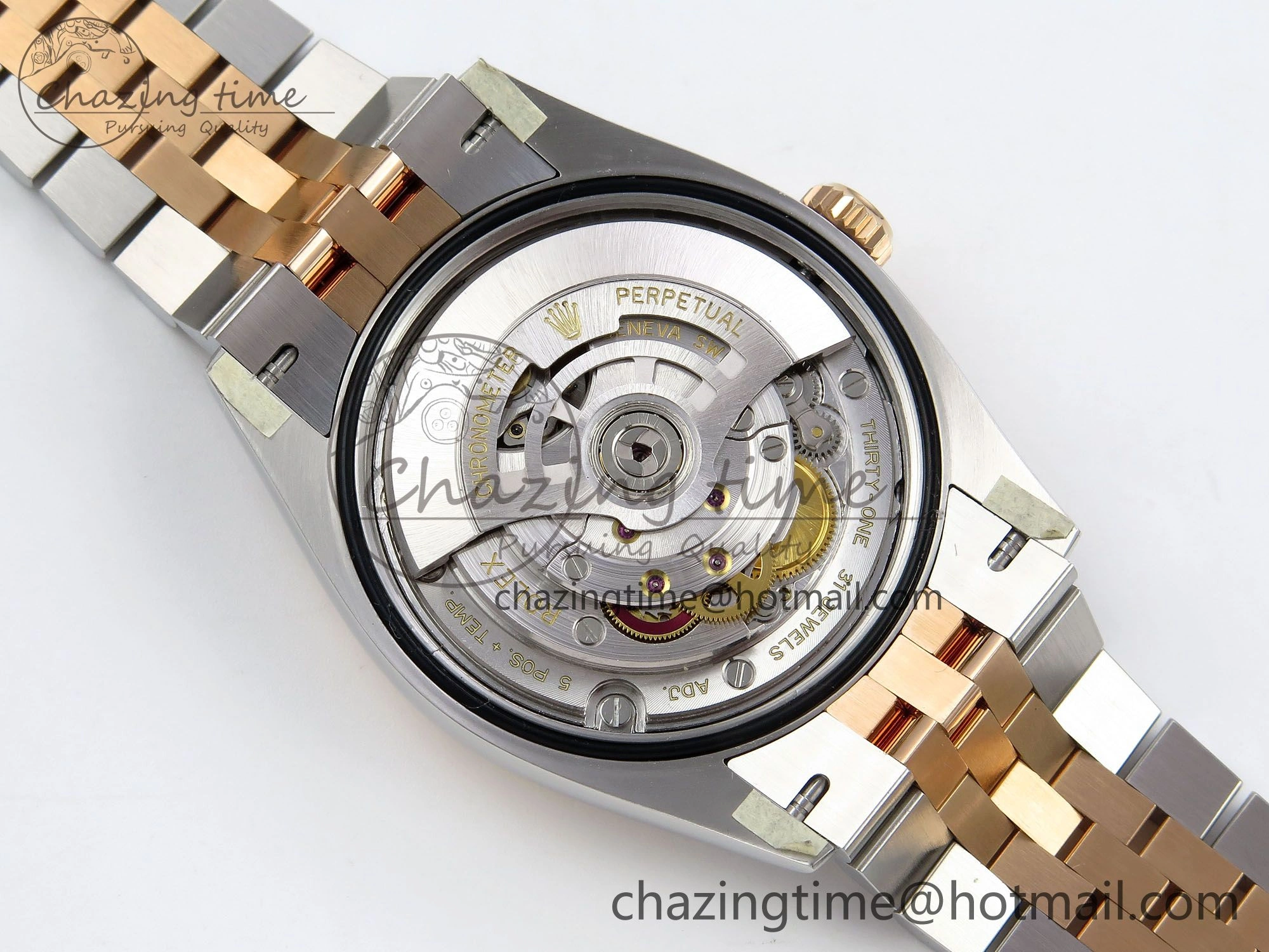 Compact DateJust 36 126231 Clean 1:1 Best Edition 904L Steel Gray DIal Green Roman Marker on SS RG Jubilee Bracelet VR 1498