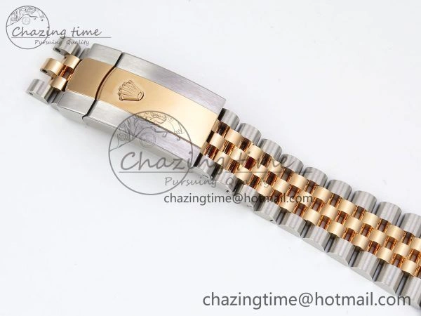 Compact DateJust 36 126231 Clean 1:1 Best Edition 904L Steel Gray DIal Green Roman Marker on SS RG Jubilee Bracelet VR 1498