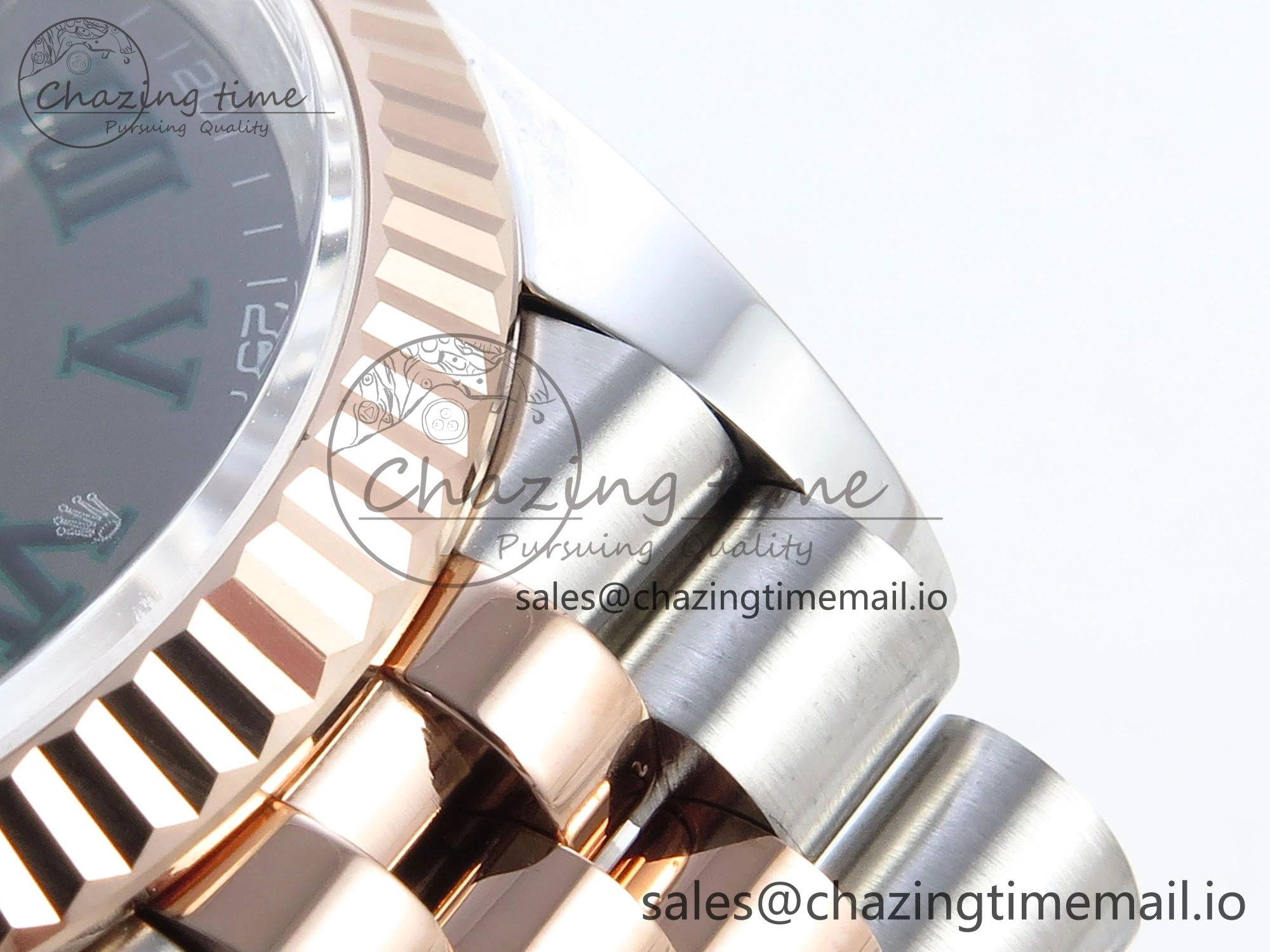 DateJust 36 126231 EWEF Best Edition Gray Roman Dial on SS RG Jubilee Bracelet A Neat 598