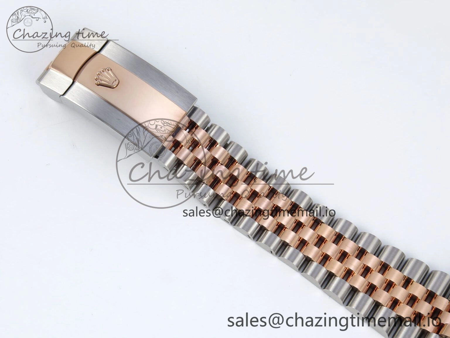 Thermal DateJust 36 126231 EWEF Best Edition Gray Textured Diamonds Dial on SS RG Jubilee Bracelet A 588