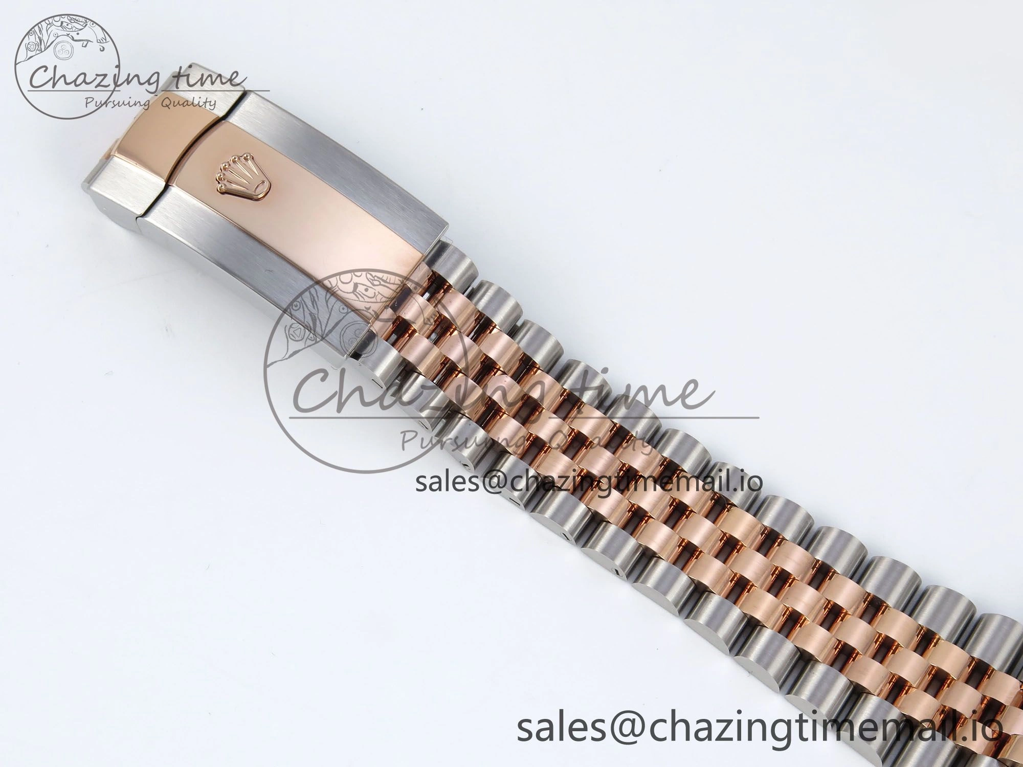 Thermal DateJust 36 126231 EWEF Best Edition Gray Textured Diamonds Dial on SS RG Jubilee Bracelet A 588