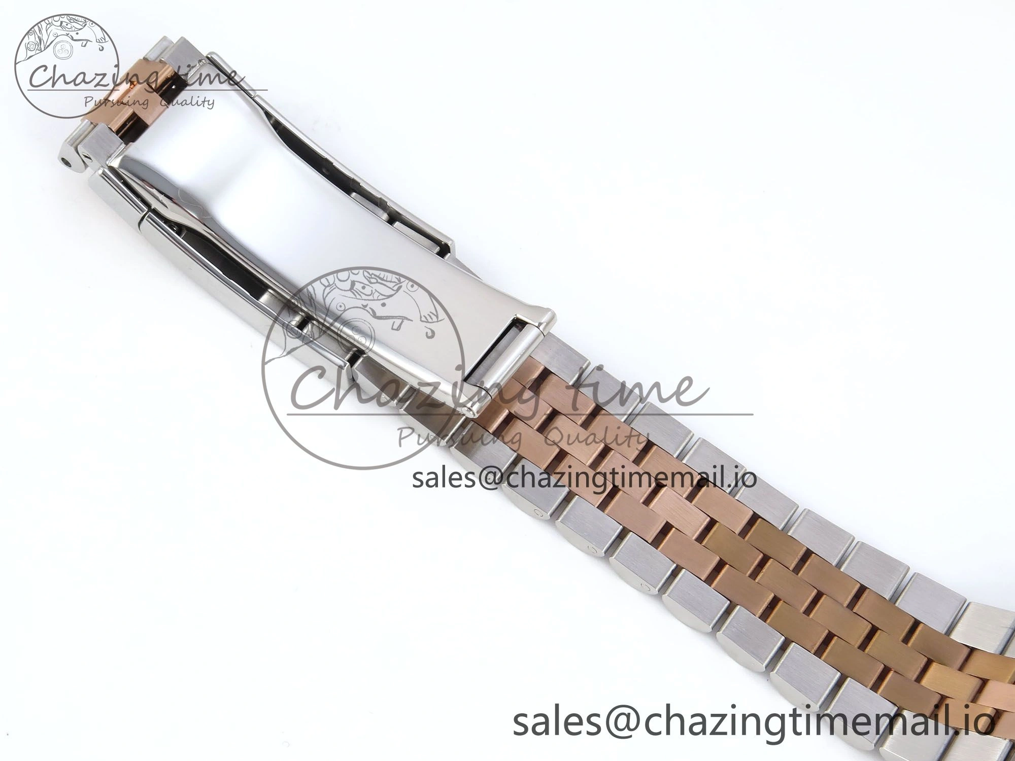 Thermal DateJust 36 126231 EWEF Best Edition Gray Textured Diamonds Dial on SS RG Jubilee Bracelet A 588