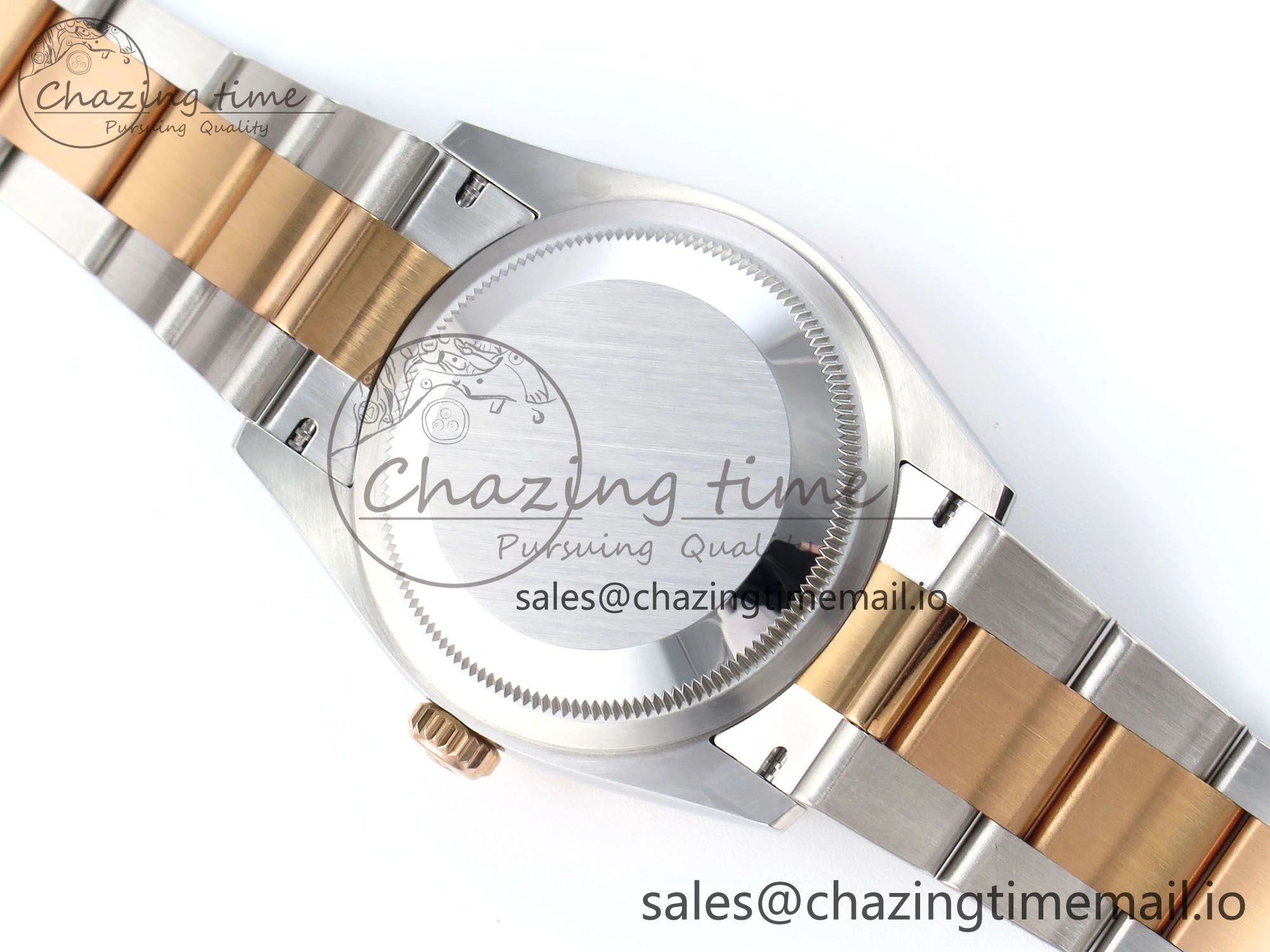DateJust 36 126231 EWEF Best Edition Gray Textured Diamonds Dial on SS RG Oyster Bracelet A Efficient 657