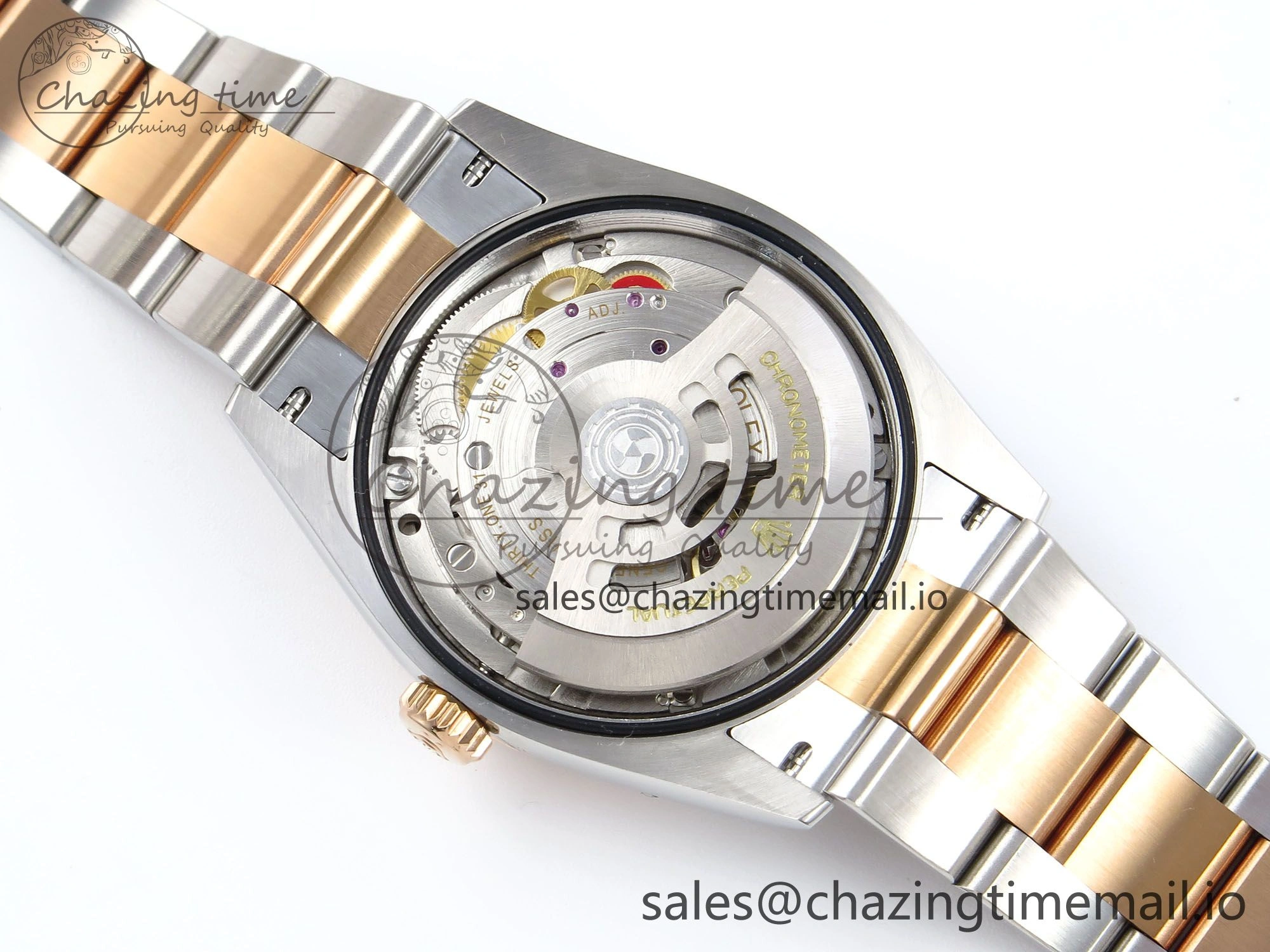 DateJust 36 126231 EWEF Best Edition Gray Textured Diamonds Dial on SS RG Oyster Bracelet A Efficient 657