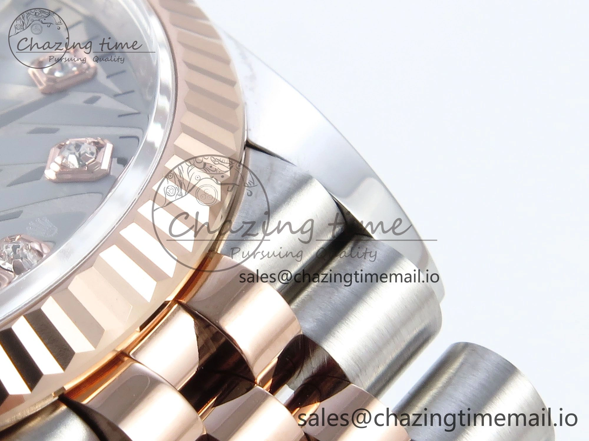 DateJust 36 126231 EWEF Best Edition Silver Leaf Diamonds Dial on SS RG Jubilee Bracelet A TravelReady 597