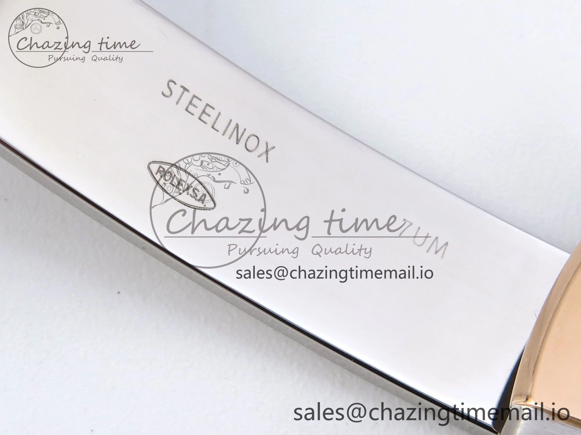 WaterResistant DateJust 36 126231 EWEF Best Edition Silver Leaf Stick Dial on SS RG Oyster Bracelet A 660