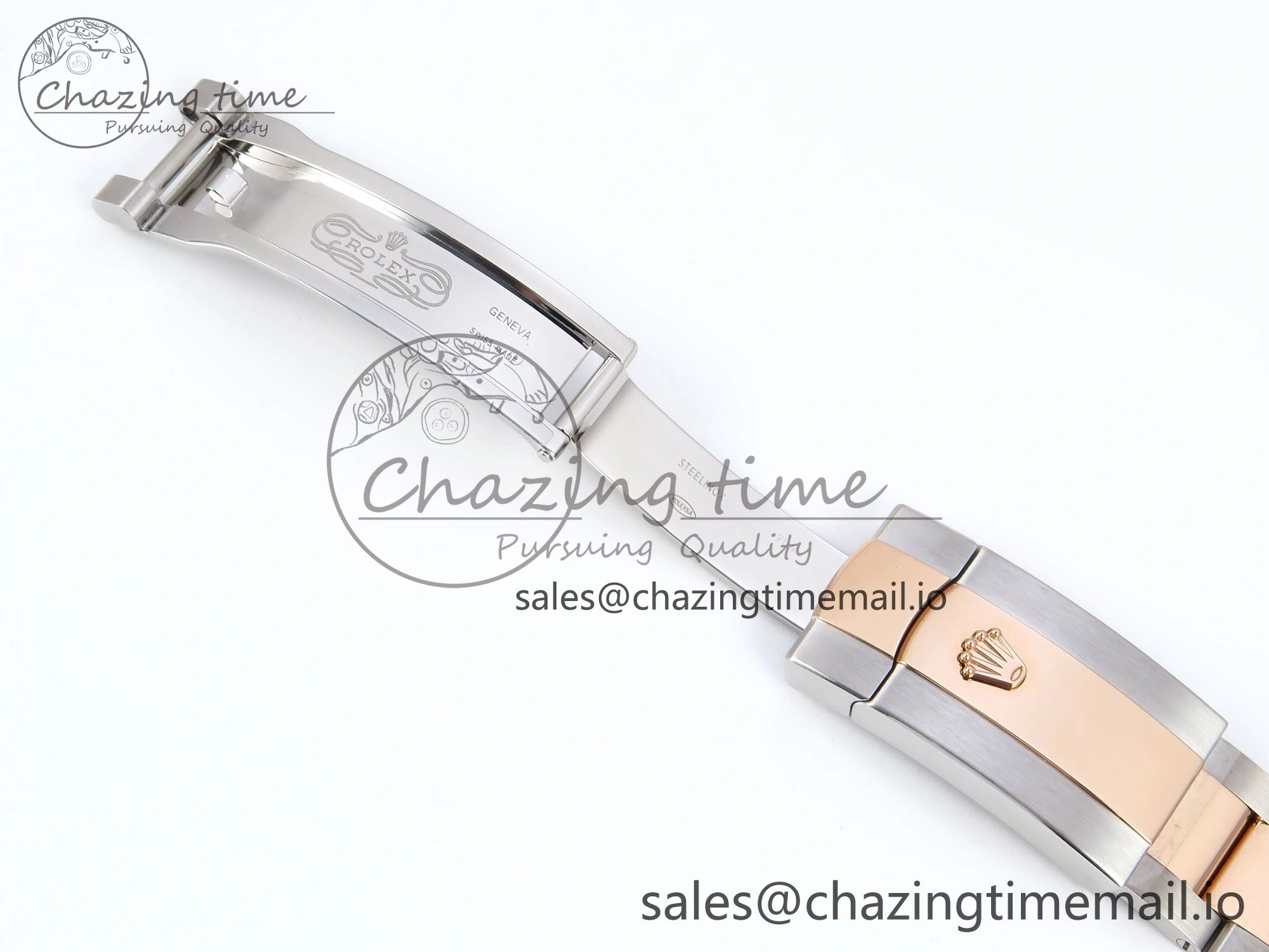 WellDesigned DateJust 36 126231 EWEF Best Edition White Textured Diamonds Dial on SS RG Oyster Bracelet A 664