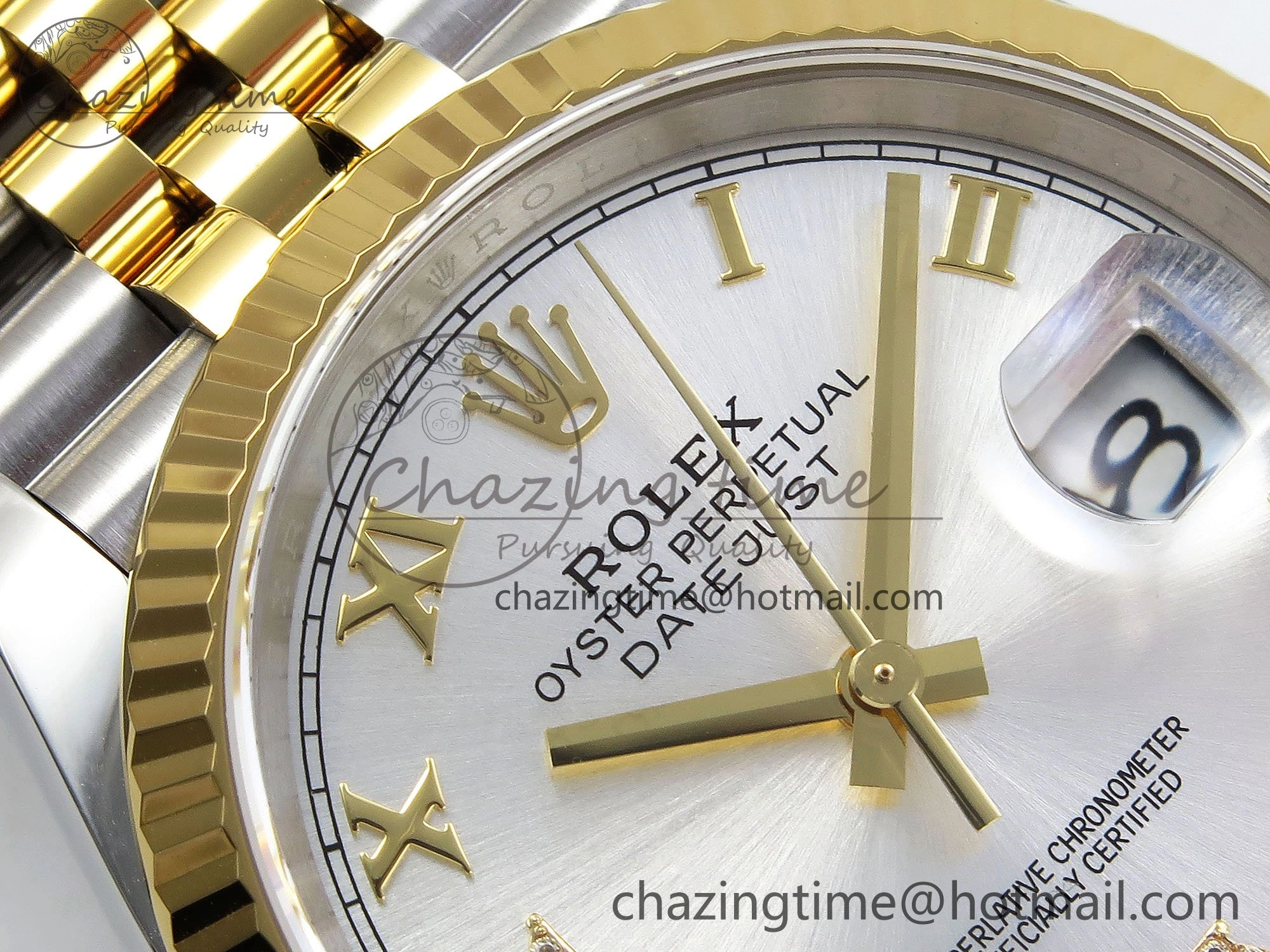 DateJust 36 126233 APF 1:1 Best Edition 904L Steel Silver Diamond Roman Dial on Jubilee Bracelet VR Sustainable 1539
