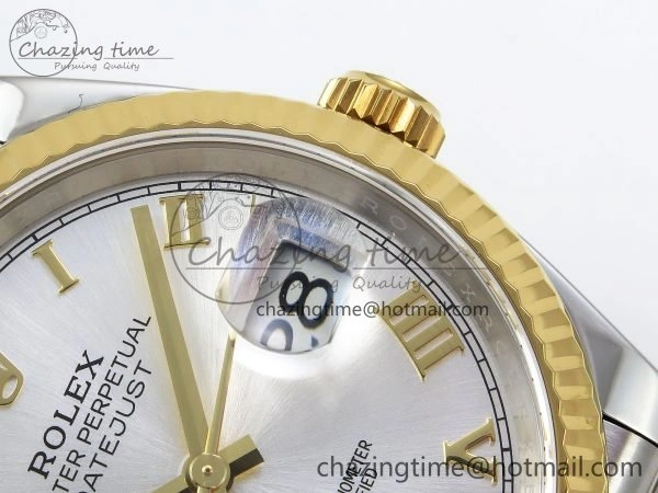 DateJust 36 126233 APF 1:1 Best Edition 904L Steel Silver Diamond Roman Dial on Jubilee Bracelet VR Sustainable 1539