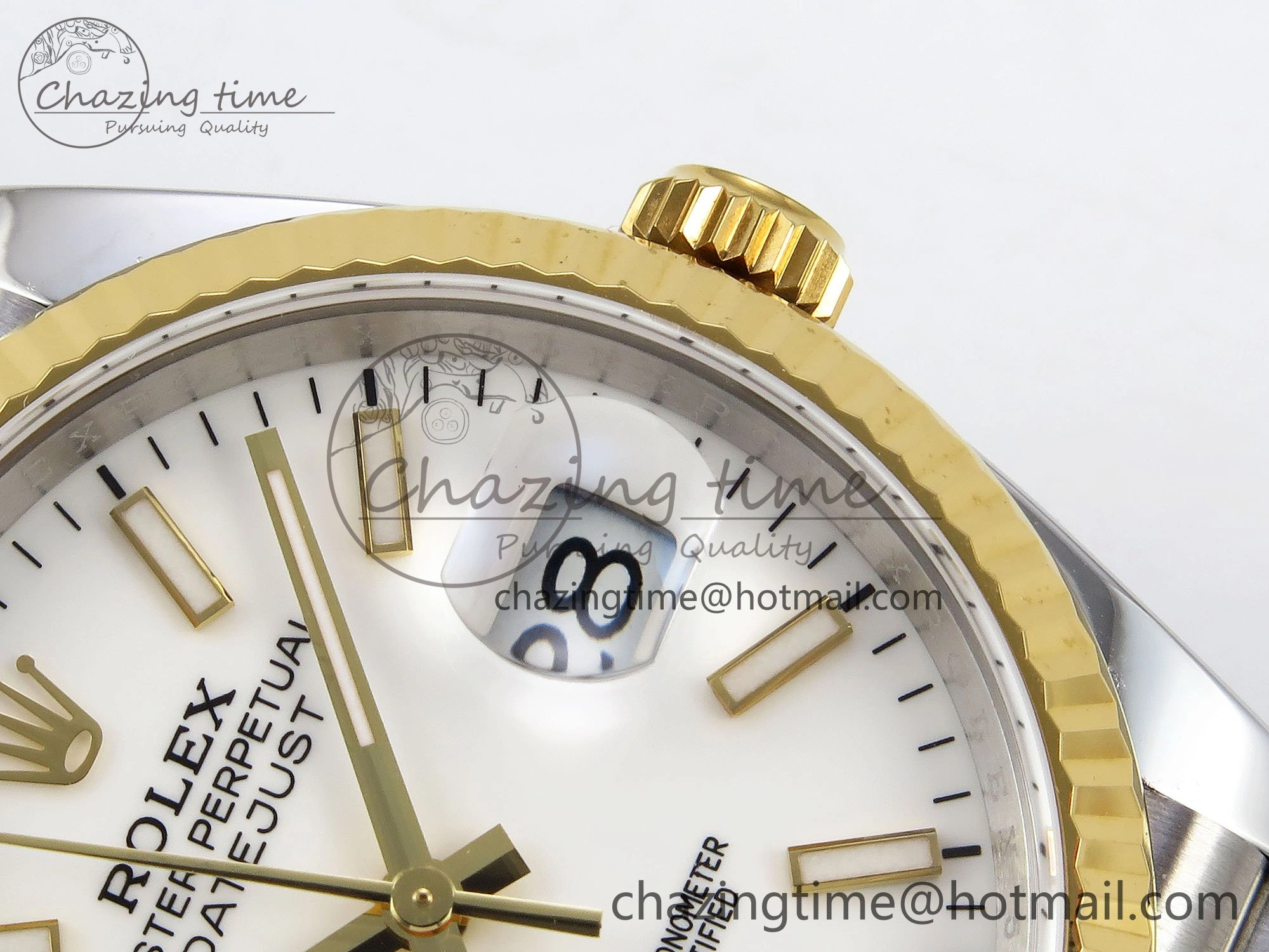 DateJust 36 126233 APF 1:1 Best Edition 904L Steel White Sitck Dial on SS YG Jubilee Bracelet VR Tailored 1591