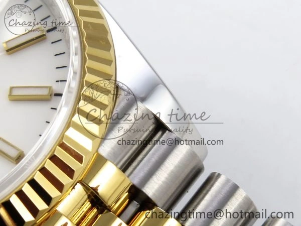 DateJust 36 126233 APF 1:1 Best Edition 904L Steel White Sitck Dial on SS YG Jubilee Bracelet VR Tailored 1591