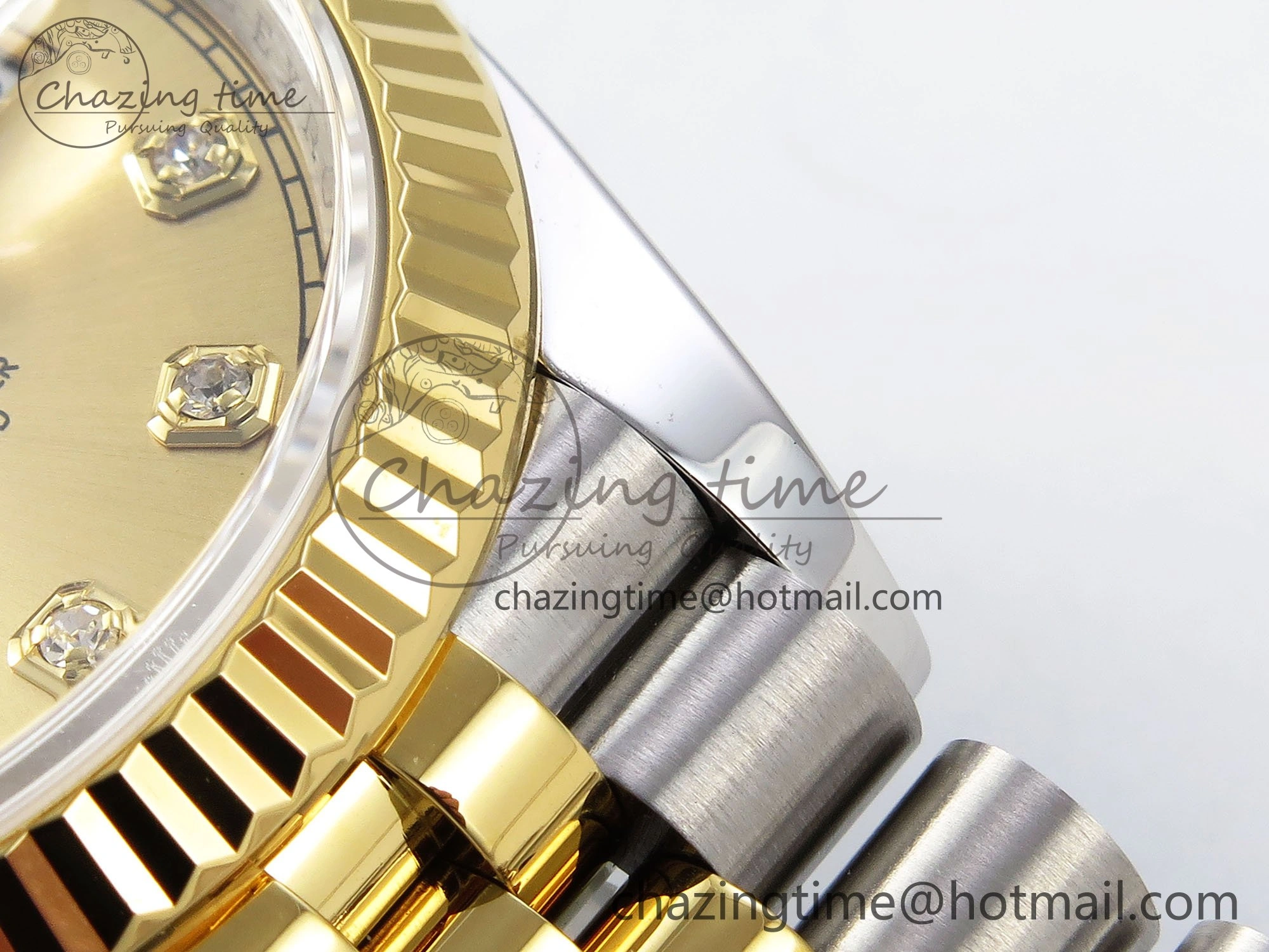 DateJust 36 126233 APF 1:1 Best Edition 904L Steel YG Diamonds Dial on SS YG Jubilee Bracelet VR SoftTouch 1592