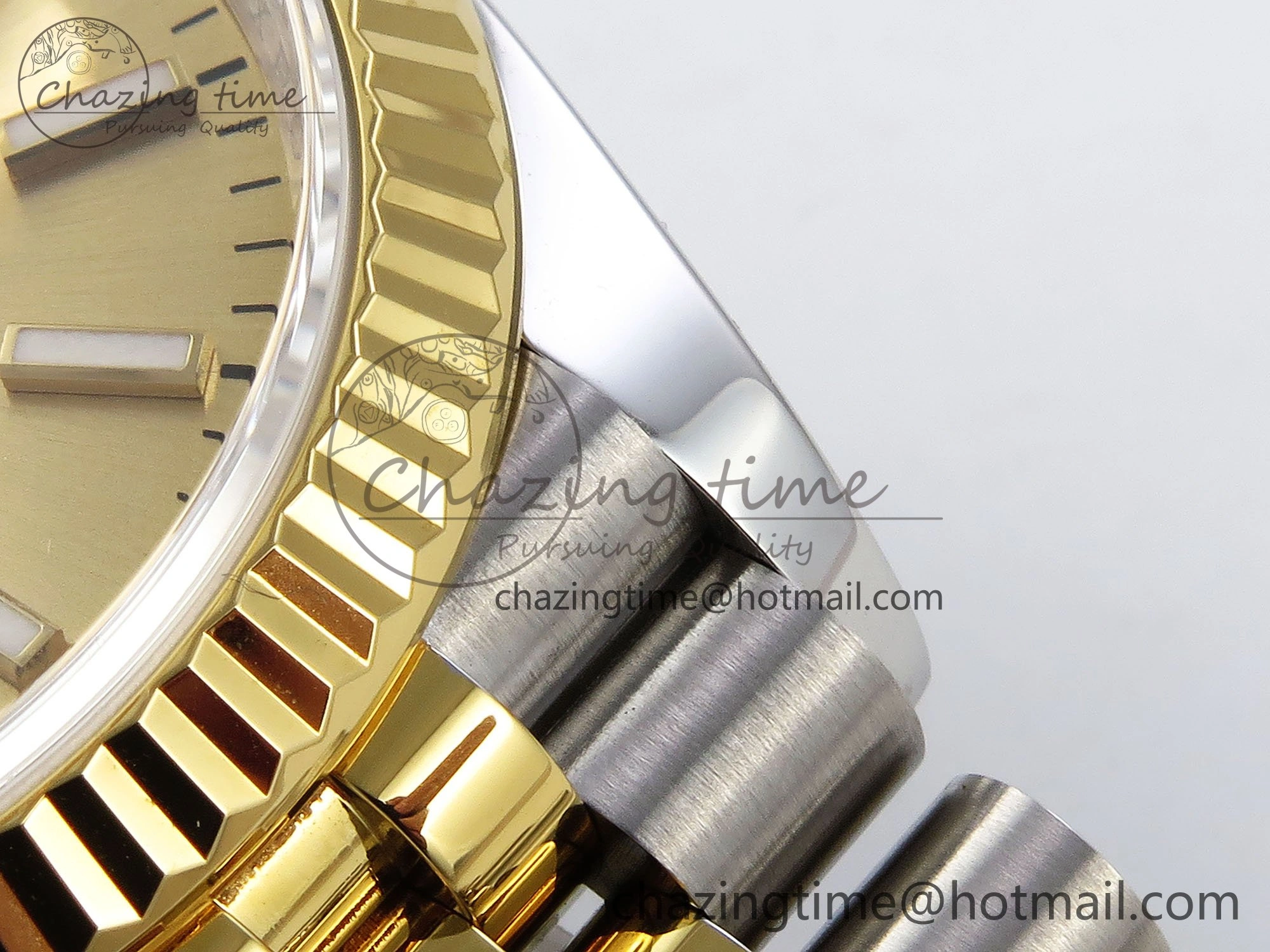 Functional DateJust 36 126233 APF 1:1 Best Edition 904L Steel YG Sitck Dial on SS YG Jubilee Bracelet VR 1599