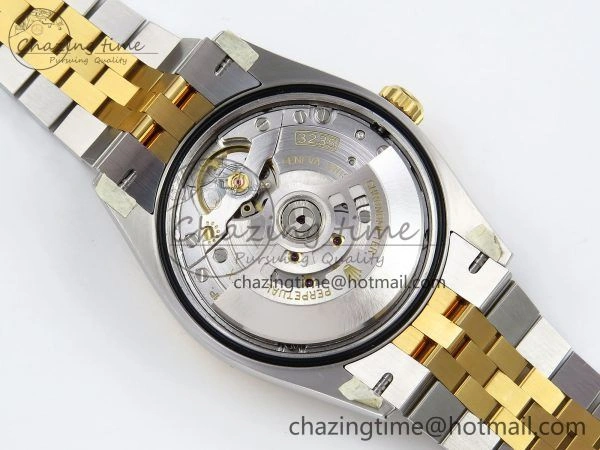 Upgraded DateJust 36 126233 Clean 1:1 Best Edition 904L Steel Gray Dial Green Roman Marker on SS YG Jubilee Bracelet VR 1495