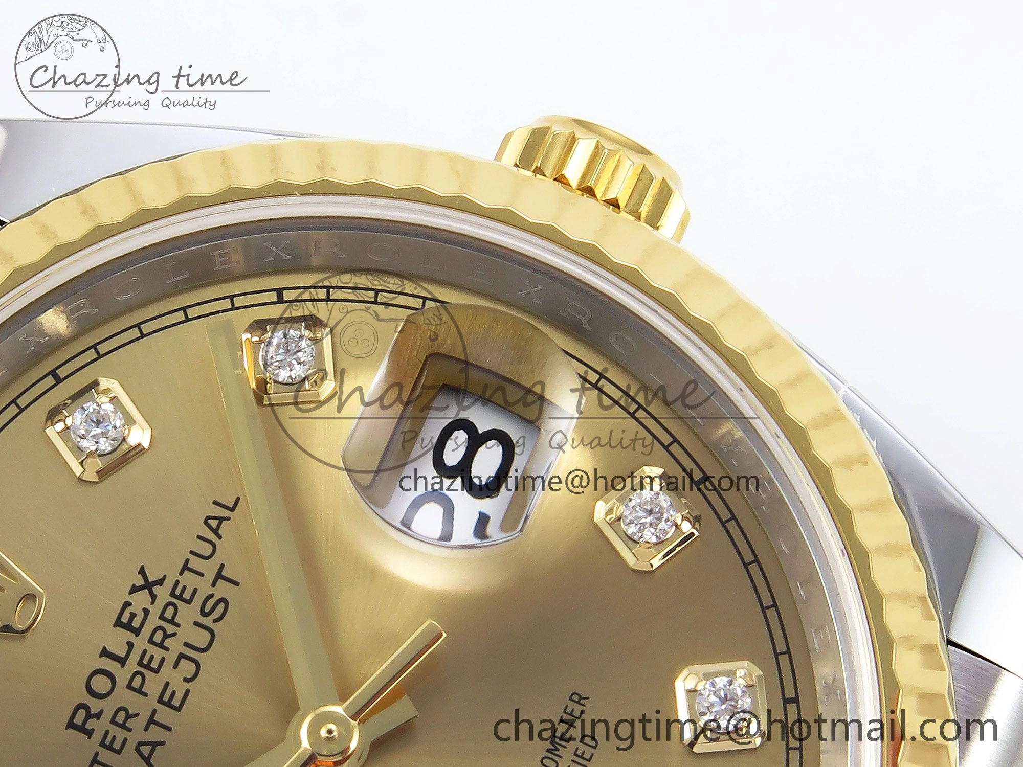 DateJust 36 126233 Clean 1:1 Best Edition 904L Steel YG Diamonds Dial on SS YG Jubilee Bracelet VR Comfortable 1493