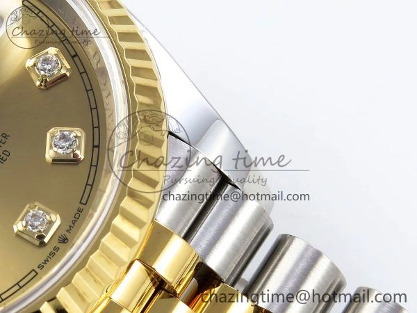 DateJust 36 126233 Clean 1:1 Best Edition 904L Steel YG Diamonds Dial on SS YG Jubilee Bracelet VR Comfortable 1493