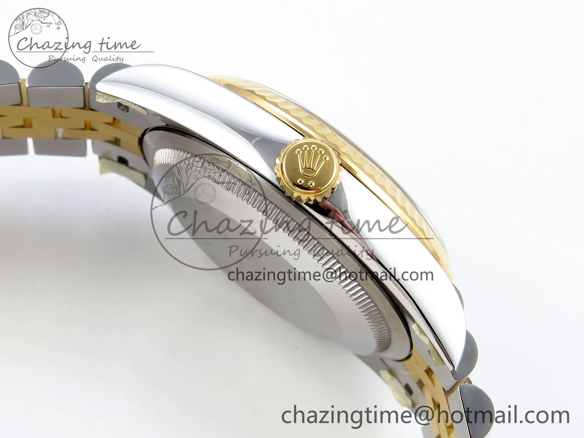DateJust 36 126233 Clean 1:1 Best Edition 904L Steel YG Textured Diamonds Dial on SS YG Jubilee Bracelet VR TravelReady 1500