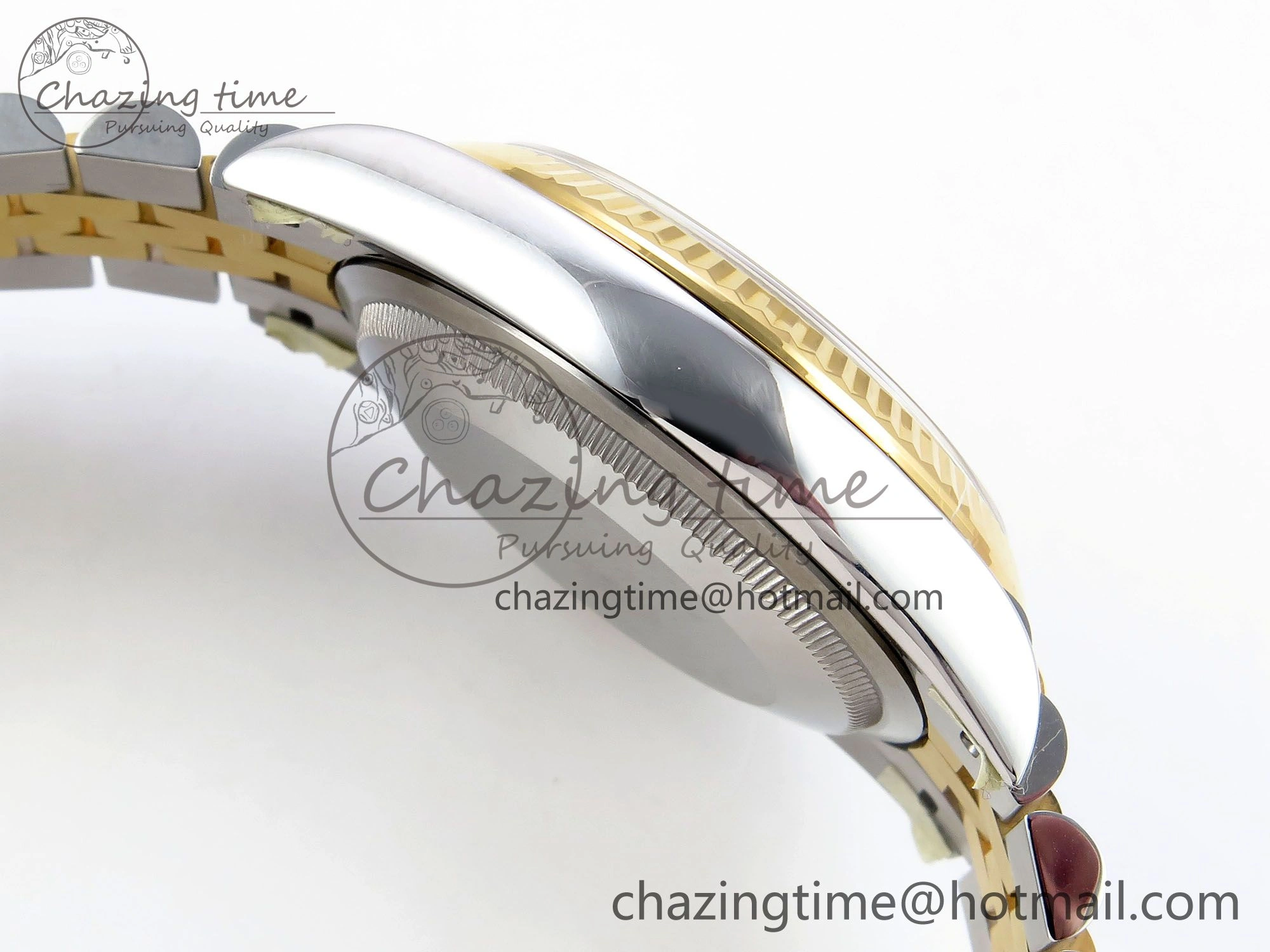 DateJust 36 126233 Clean 1:1 Best Edition 904L Steel YG Textured Diamonds Dial on SS YG Jubilee Bracelet VR TravelReady 1500