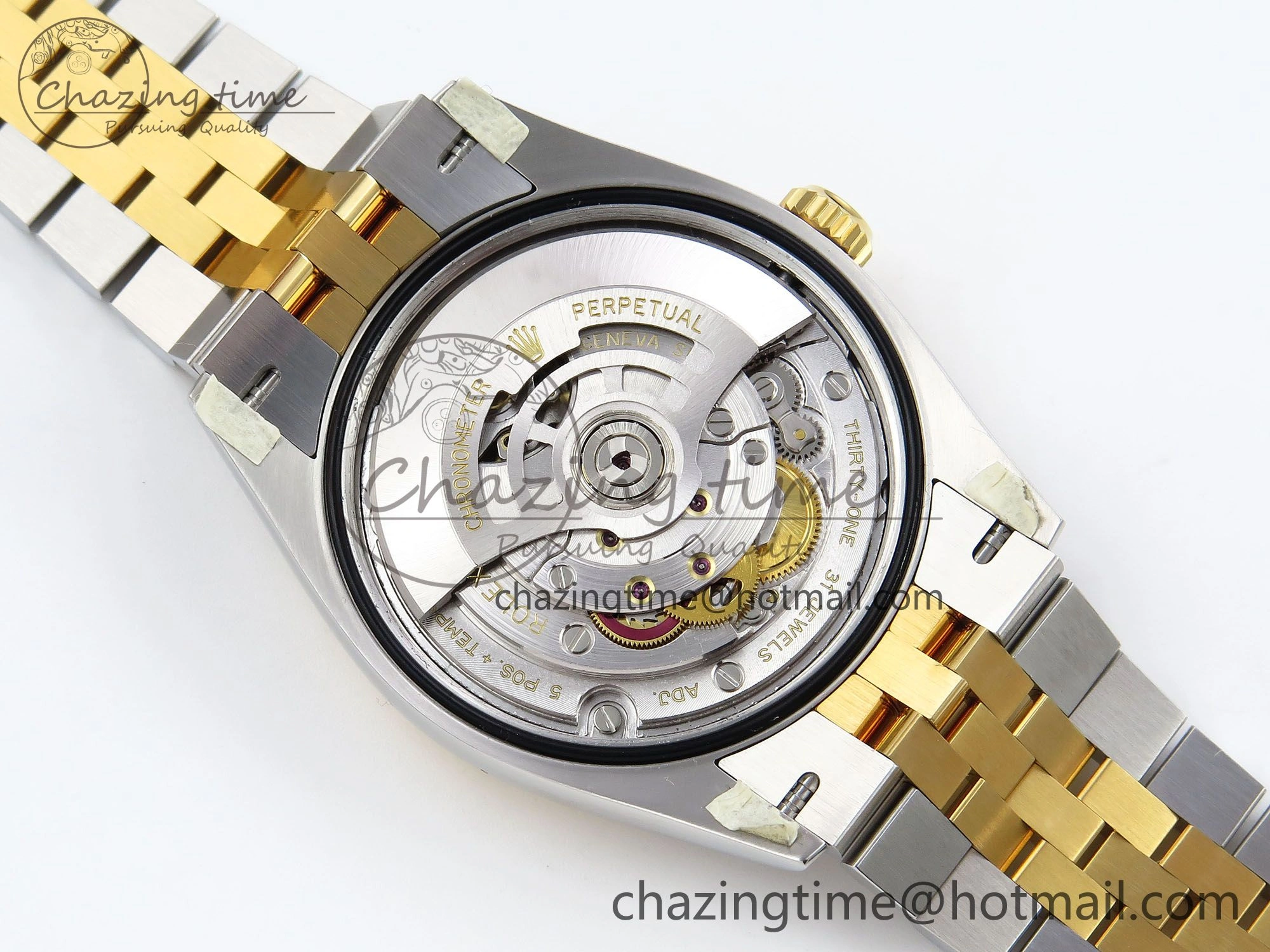 DateJust 36 126233 Clean 1:1 Best Edition 904L Steel YG Textured Diamonds Dial on SS YG Jubilee Bracelet VR TravelReady 1500