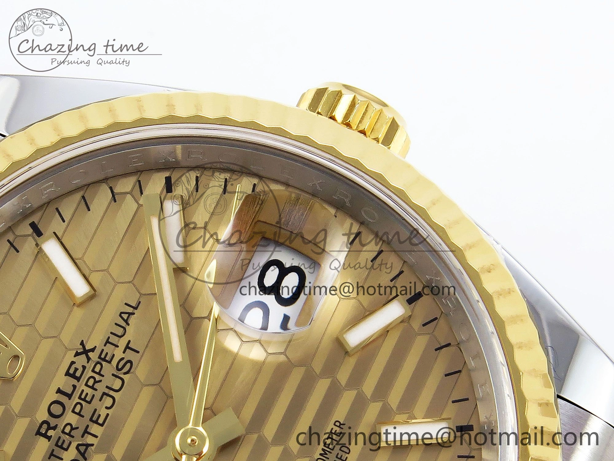 DateJust 36 126233 Clean 1:1 Best Edition 904L Steel YG Textured Stick Dial on SS YG Jubilee Bracelet VR Elegant 1494