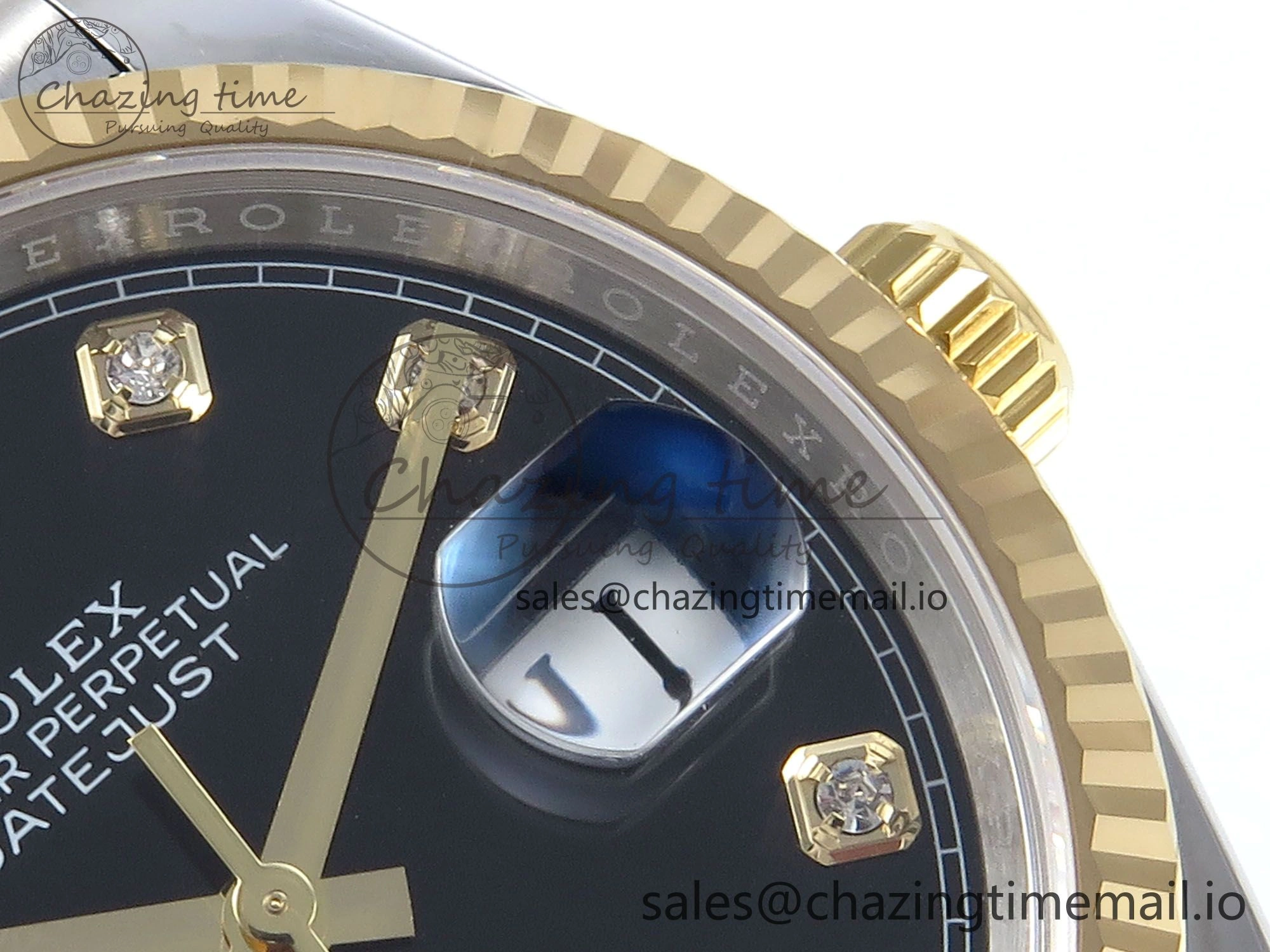 DateJust 36 126233 EWEF Best Edition Black Diamonds Dial on SS YG Jubilee Bracelet A MultiPurpose 623
