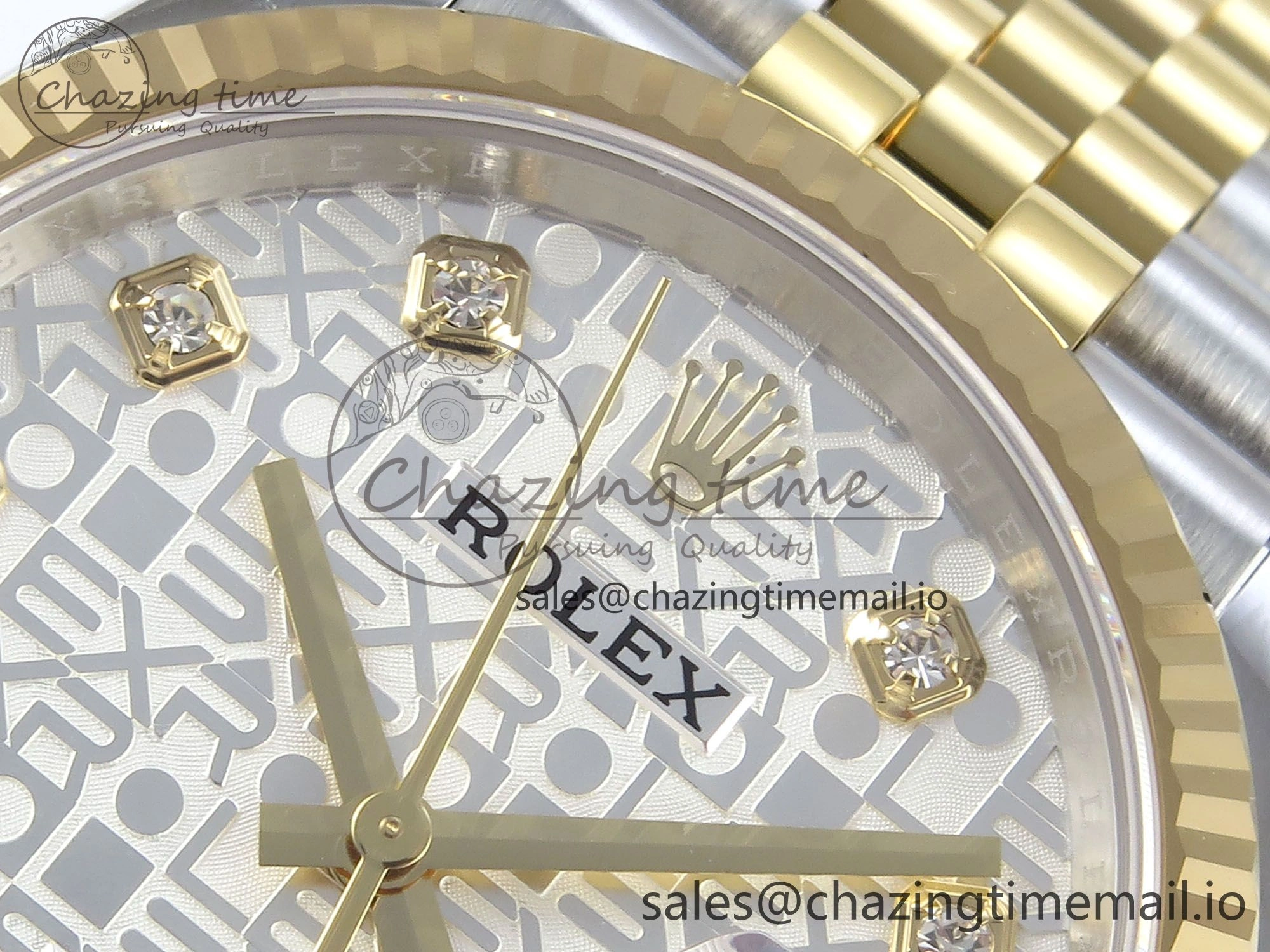 DateJust 36 126233 EWEF Best Edition Rolxx White Dial on SS YG Jubilee Bracelet A ComfortFit 629