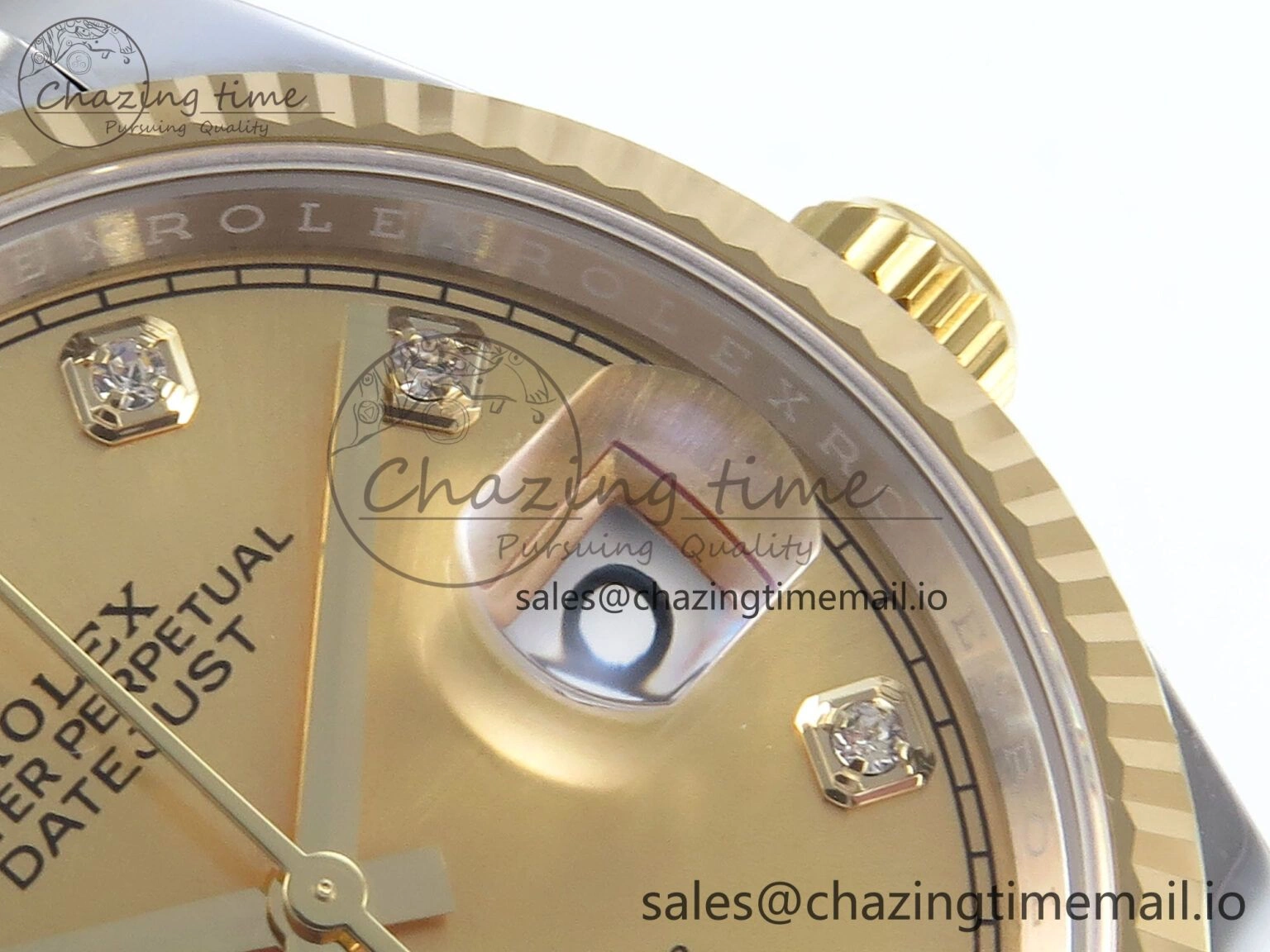 DateJust 36 126233 EWEF Best Edition YG Diamonds Dial on SS YG Jubilee Bracelet A Bright 630