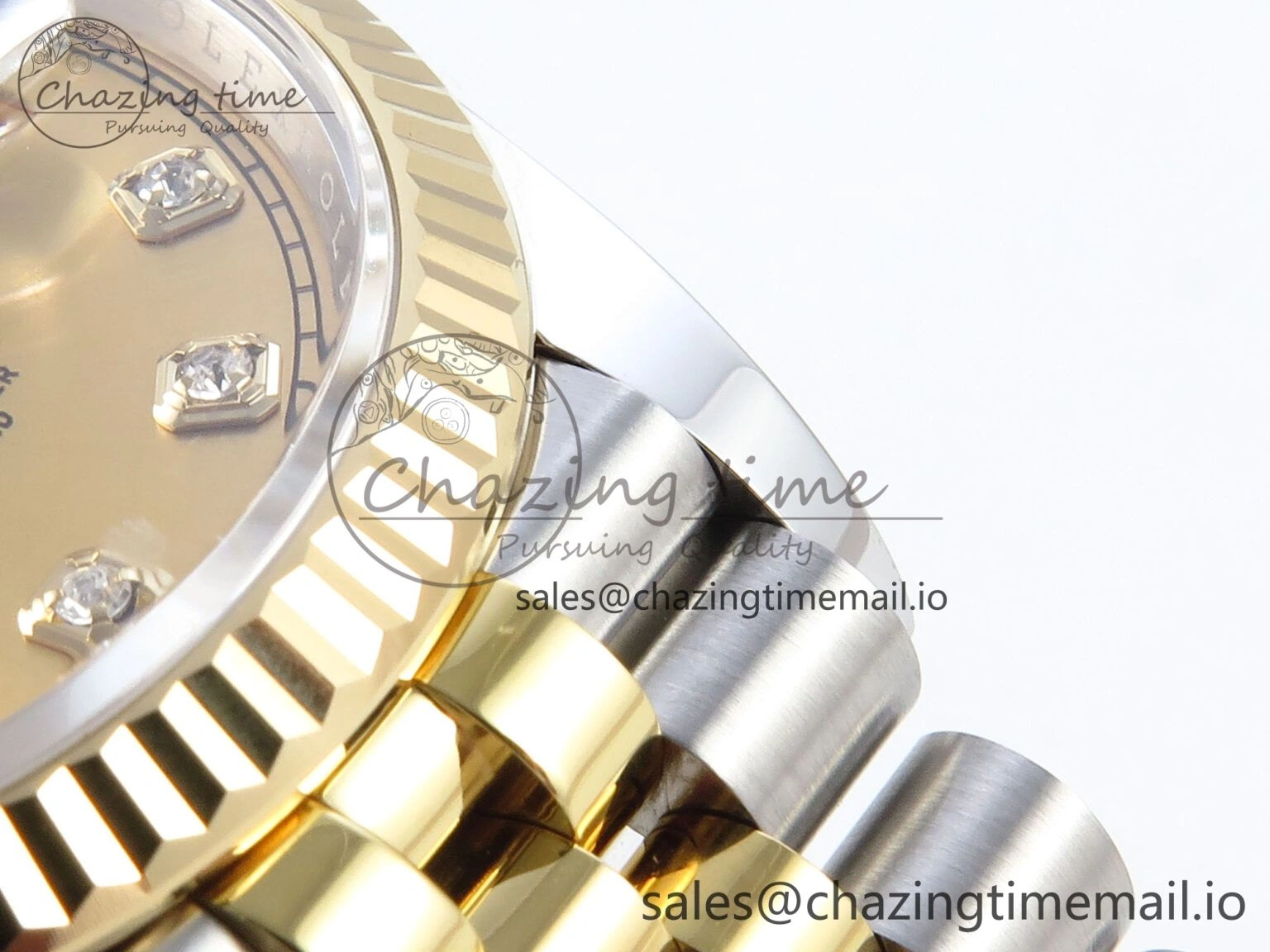 DateJust 36 126233 EWEF Best Edition YG Diamonds Dial on SS YG Jubilee Bracelet A Bright 630