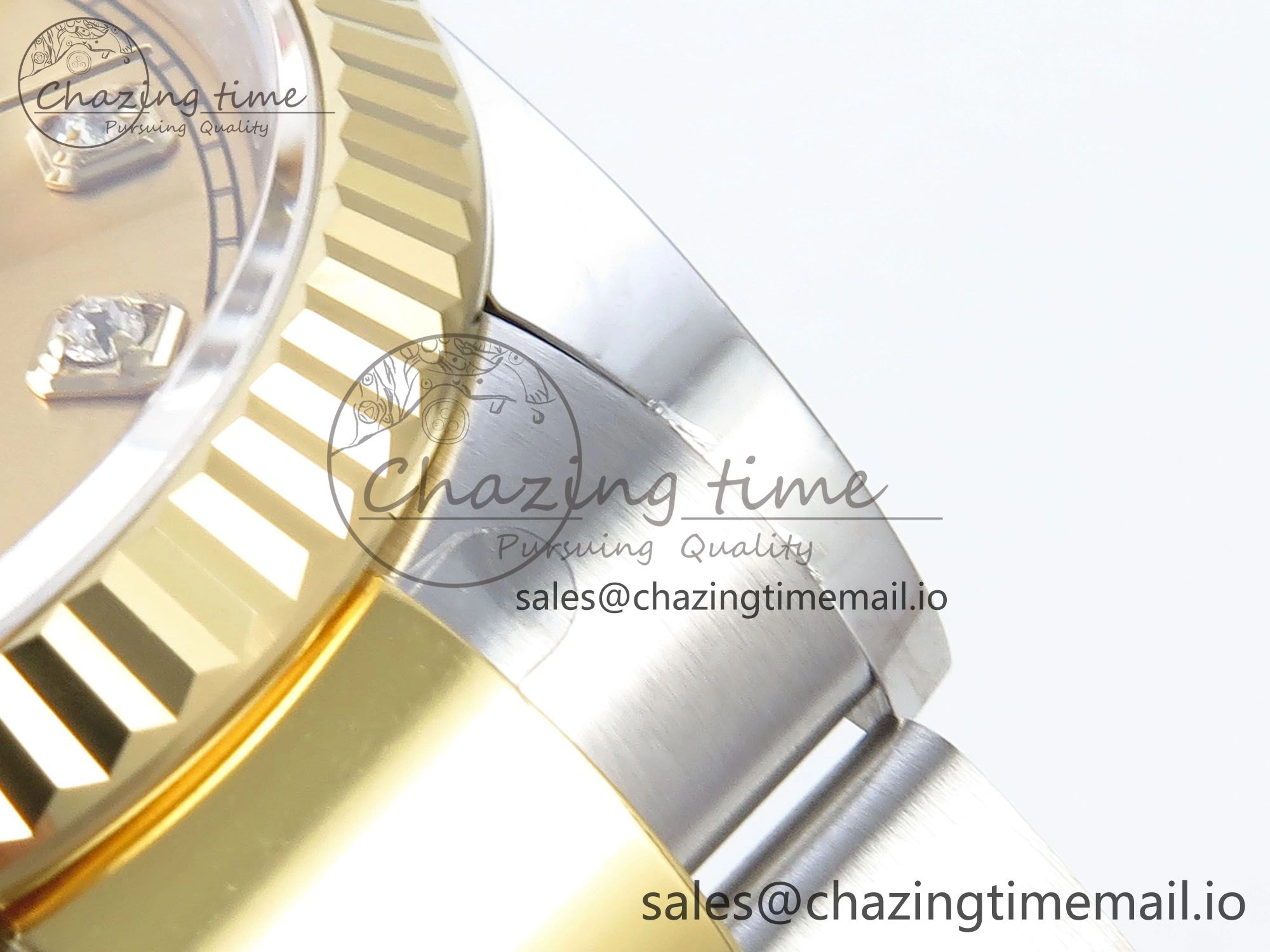 DateJust 36 126233 EWEF Best Edition YG Diamonds Dial on SS YG Oyster Bracelet A Tailored 672