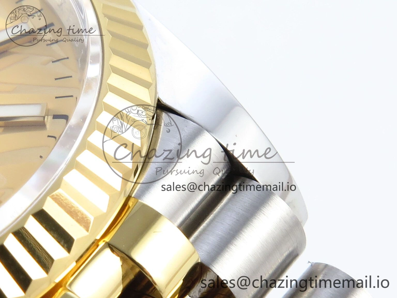 DateJust 36 126233 EWEF Best Edition YG Leaf Dial on SS YG Jubilee Bracelet A Tailored 622