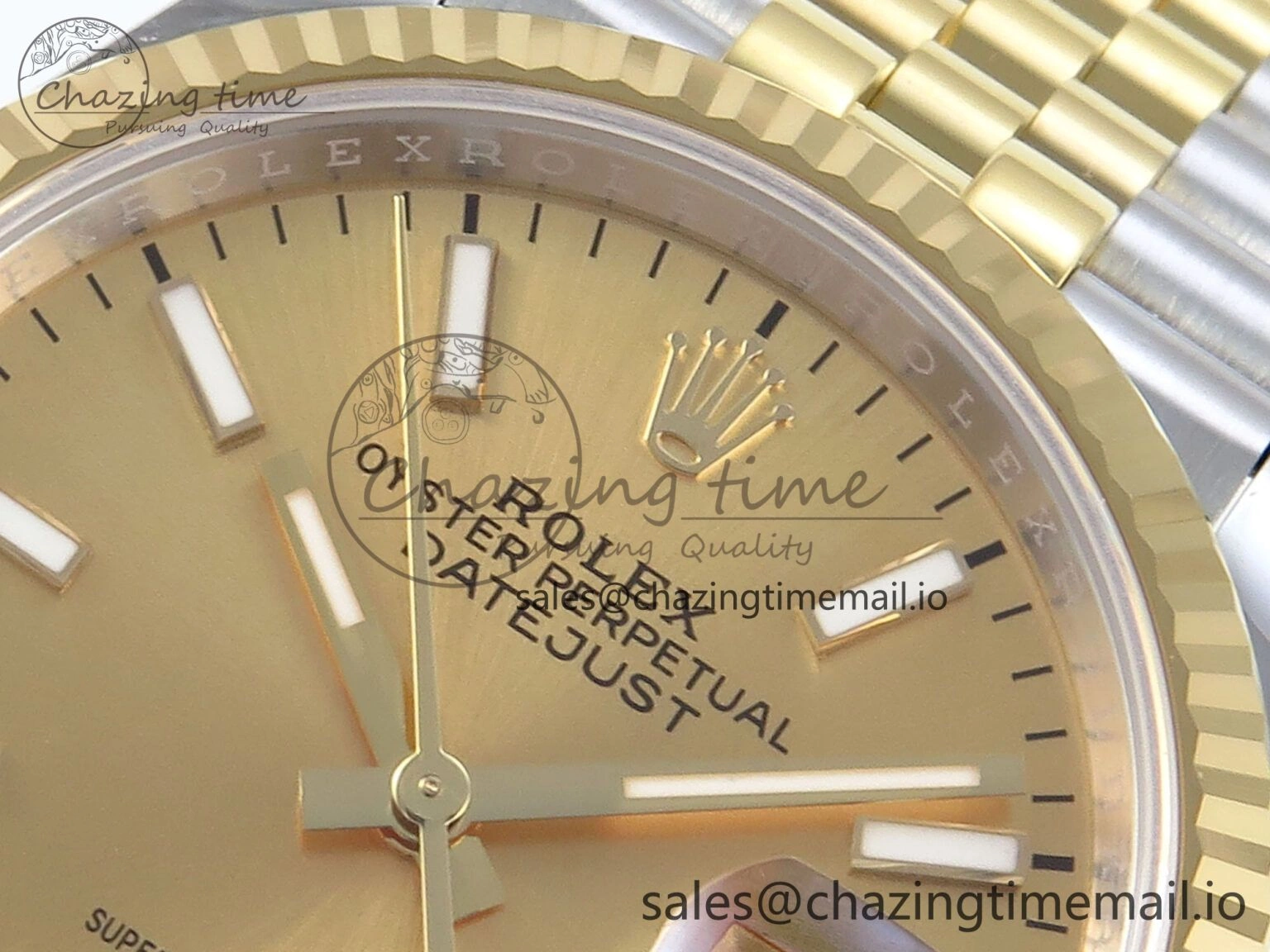 DateJust 36 126233 EWEF Best Edition YG Stick Dial on SS YG Jubilee Bracelet A Modern 624