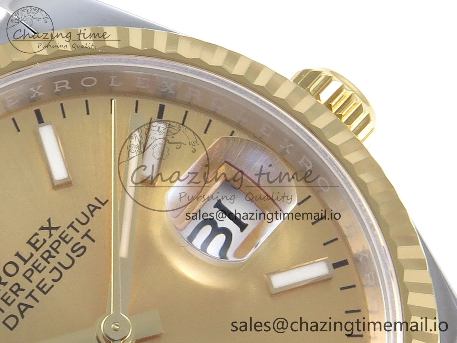 DateJust 36 126233 EWEF Best Edition YG Stick Dial on SS YG Jubilee Bracelet A Modern 624