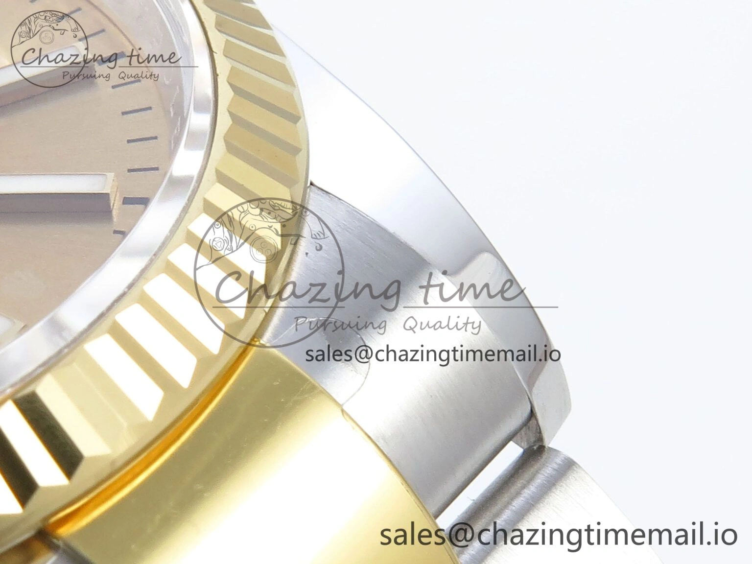 DateJust 36 126233 EWEF Best Edition YG Stick Dial on SS YG Oyster Bracelet A GoAnywhere 669