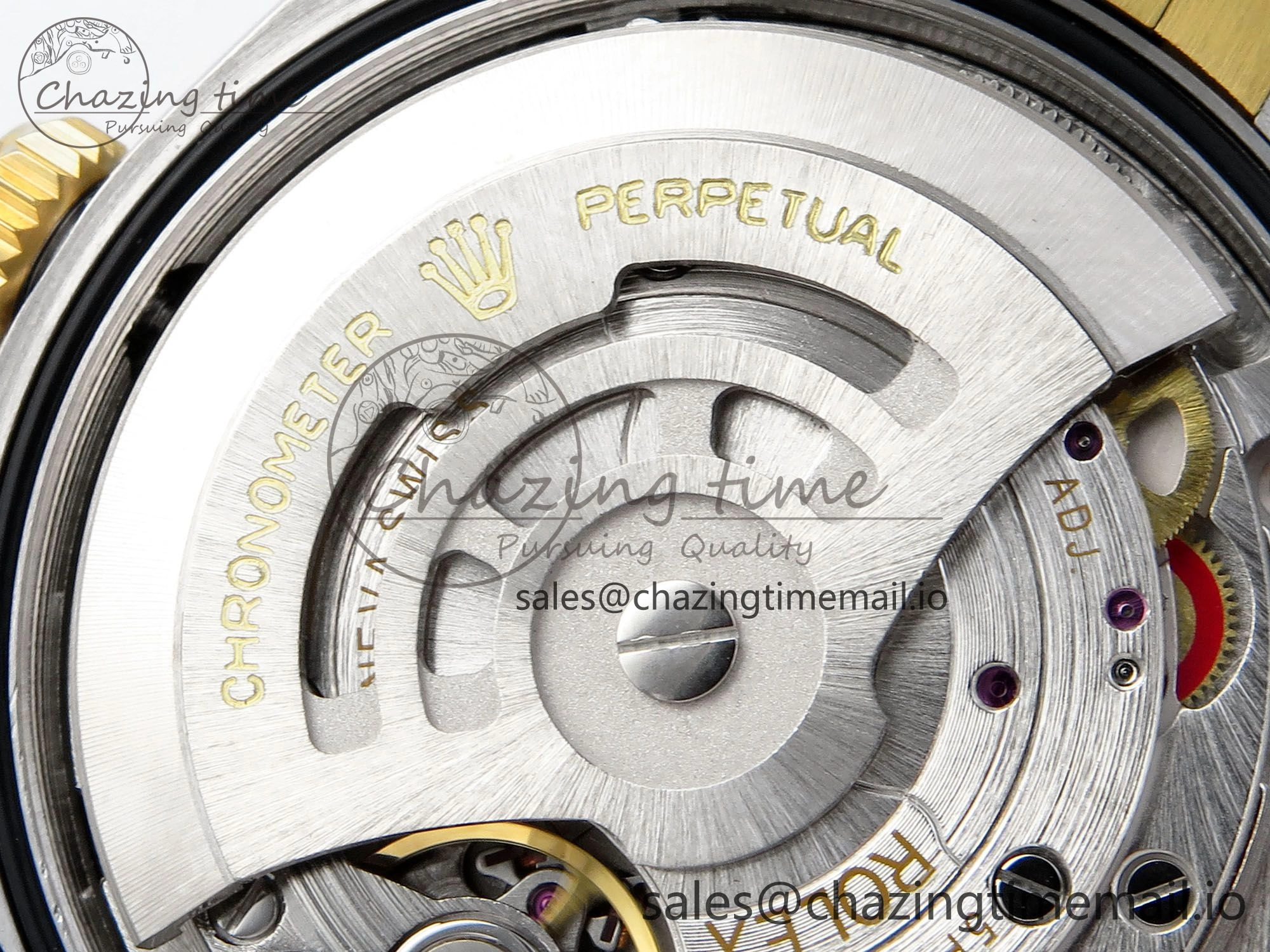 Packable DateJust 36 126233 EWEF Best Edition YG Textured Diamonds Dial on SS YG Jubilee Bracelet A 621