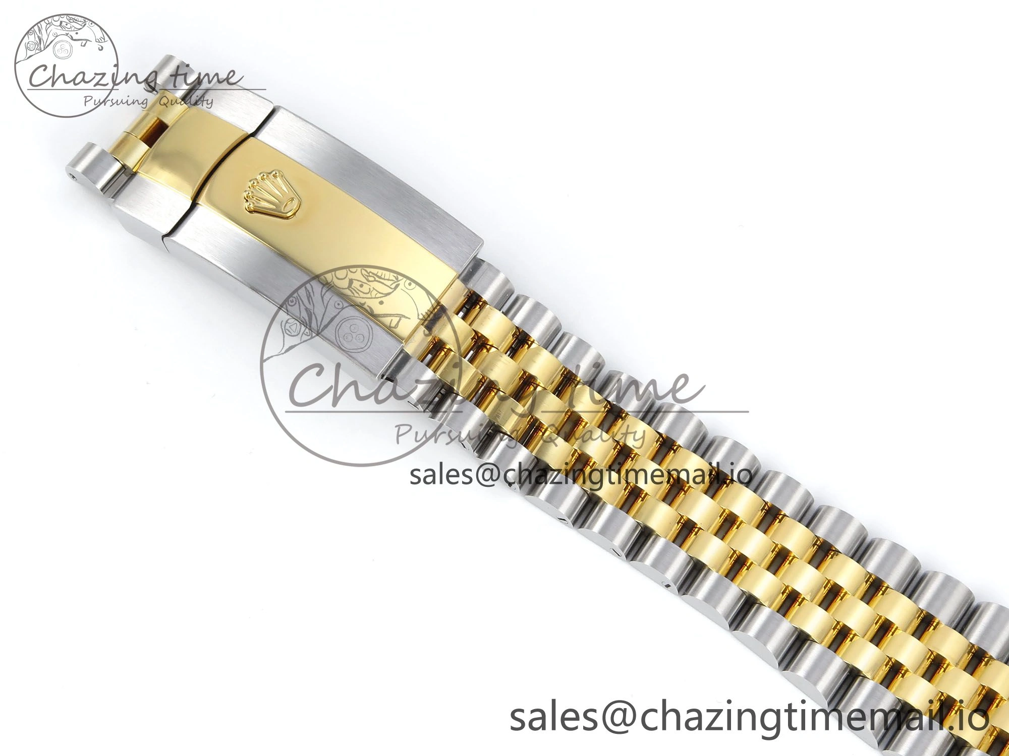 Packable DateJust 36 126233 EWEF Best Edition YG Textured Diamonds Dial on SS YG Jubilee Bracelet A 621