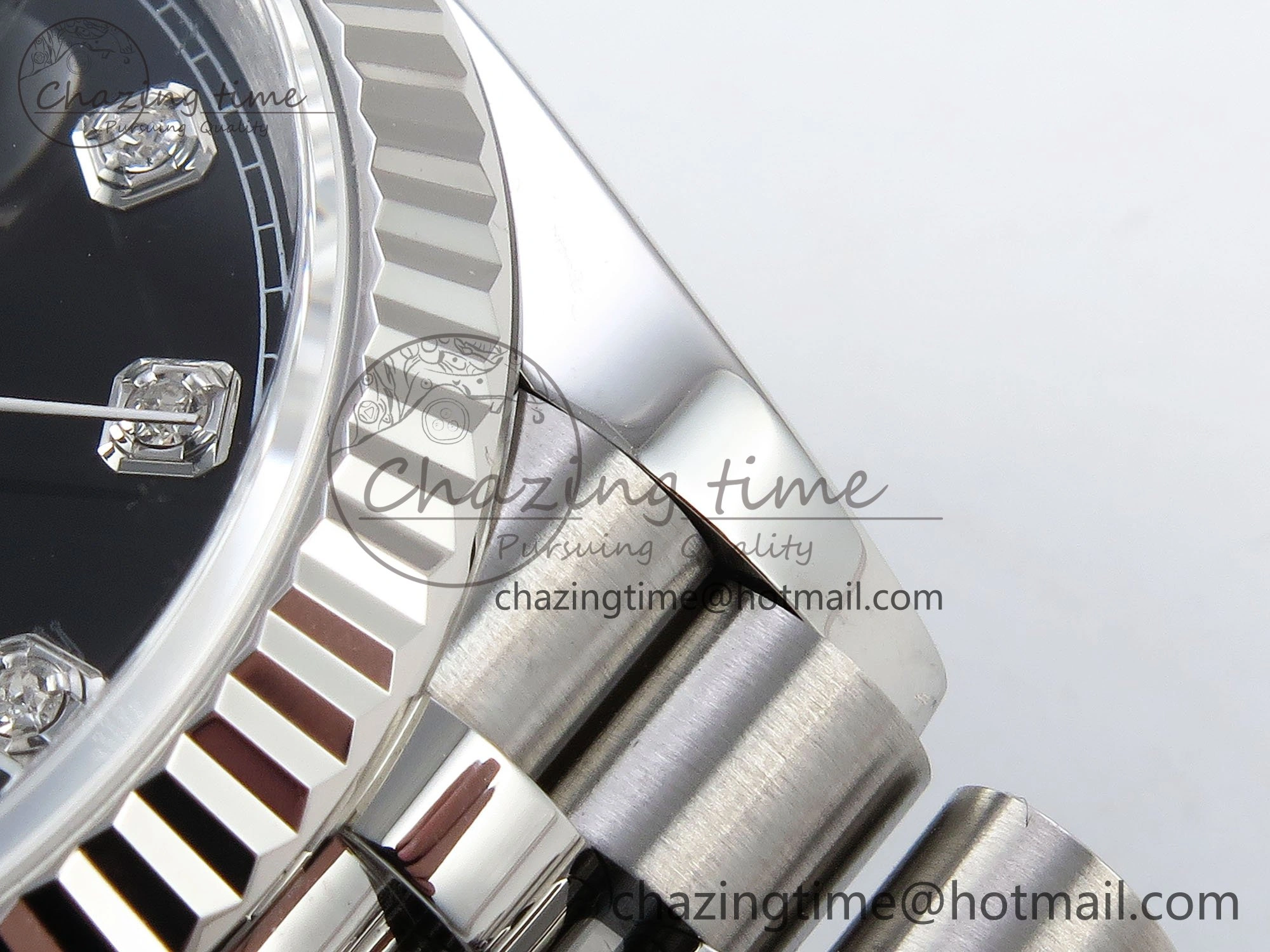 Sustainable DateJust 36 126234 APF 1:1 Best Edition 904L Steel Black Diamonds Dial on SS Jubilee Bracelet VR 1585