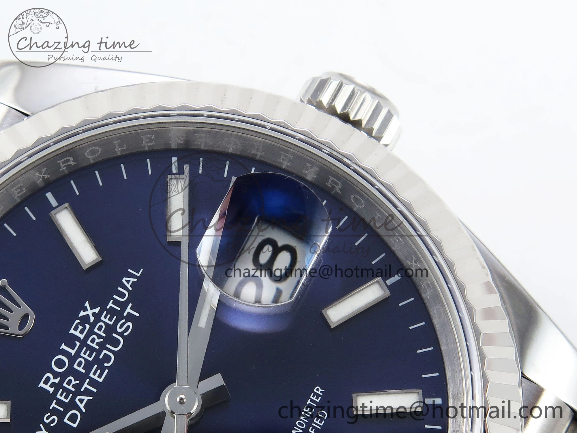 DateJust 36 126234 APF 1:1 Best Edition 904L Steel Blue Sitck Dial on SS Jubilee Bracelet VR Practical 1582